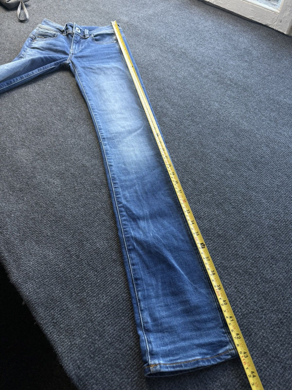 G-Star NWT 00s G-Star RAW Midge Mid Straight Jeans Blue W23 Y2K Size 23" - 20 Thumbnail