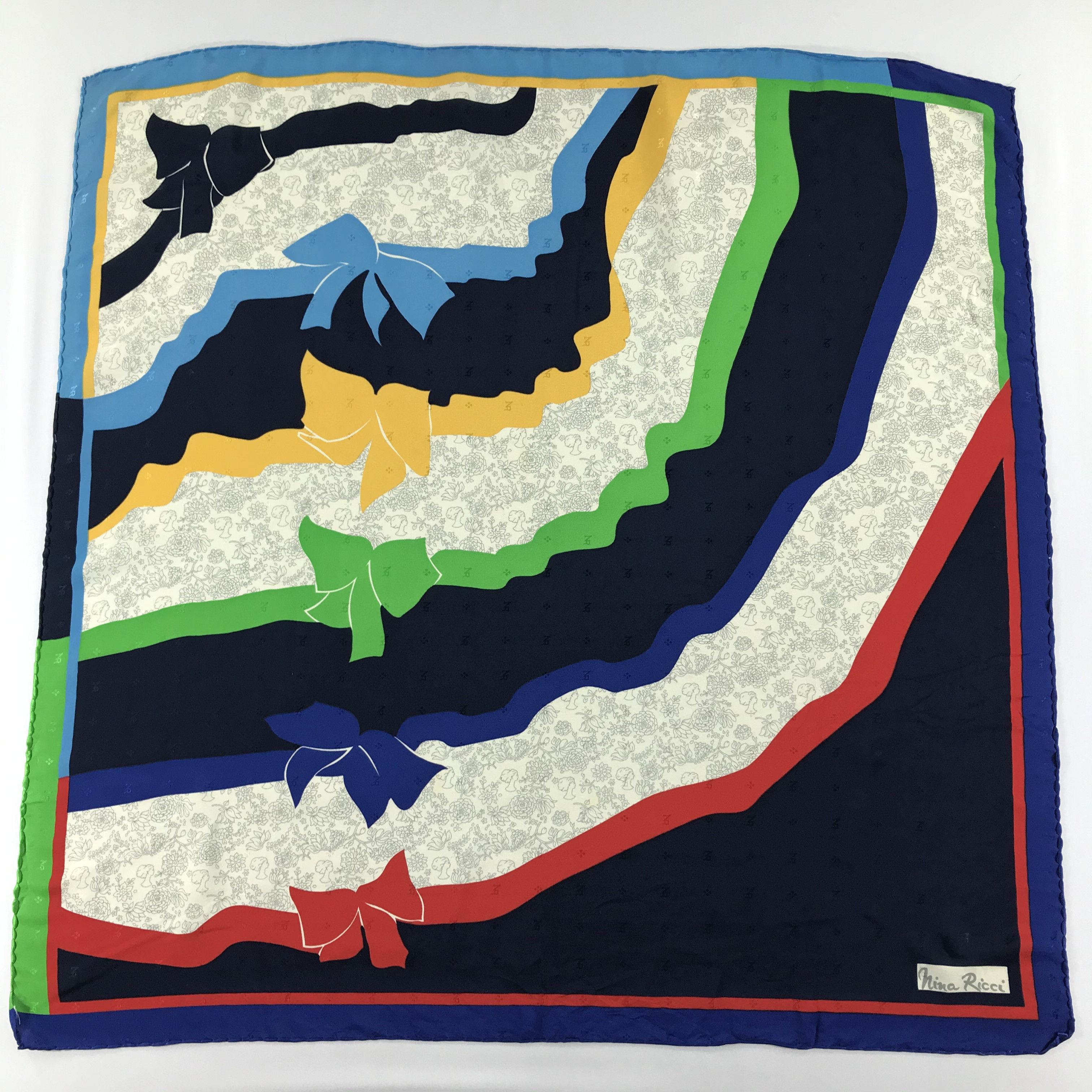 Nina Ricci Vintage Nina Ricci Silk Scarf Size ONE SIZE - 2 Thumbnail