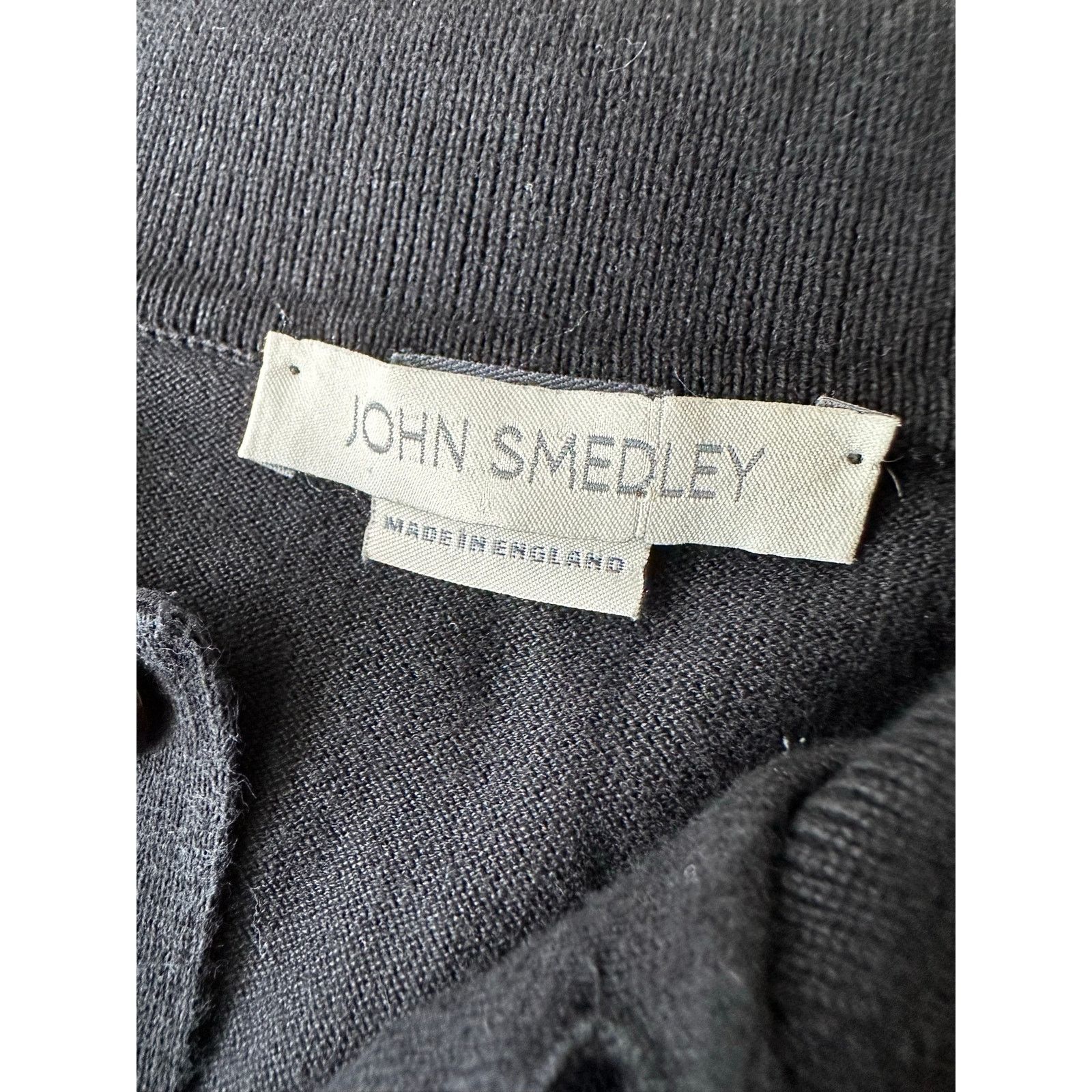 John Smedley Knitted Polo Shirt Sea Island Cotton Mens XXL