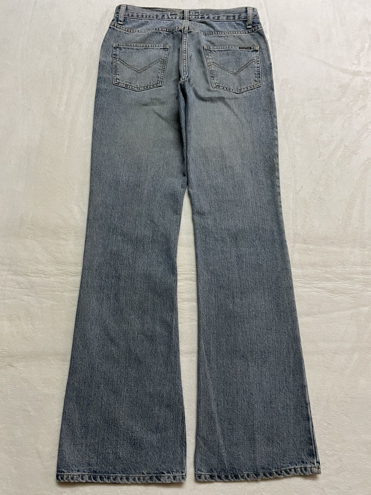Energie Vintage Energie Japanese Brand Boot Cut Faded Denim Jeans Size US 30 / EU 46 - 8 Thumbnail