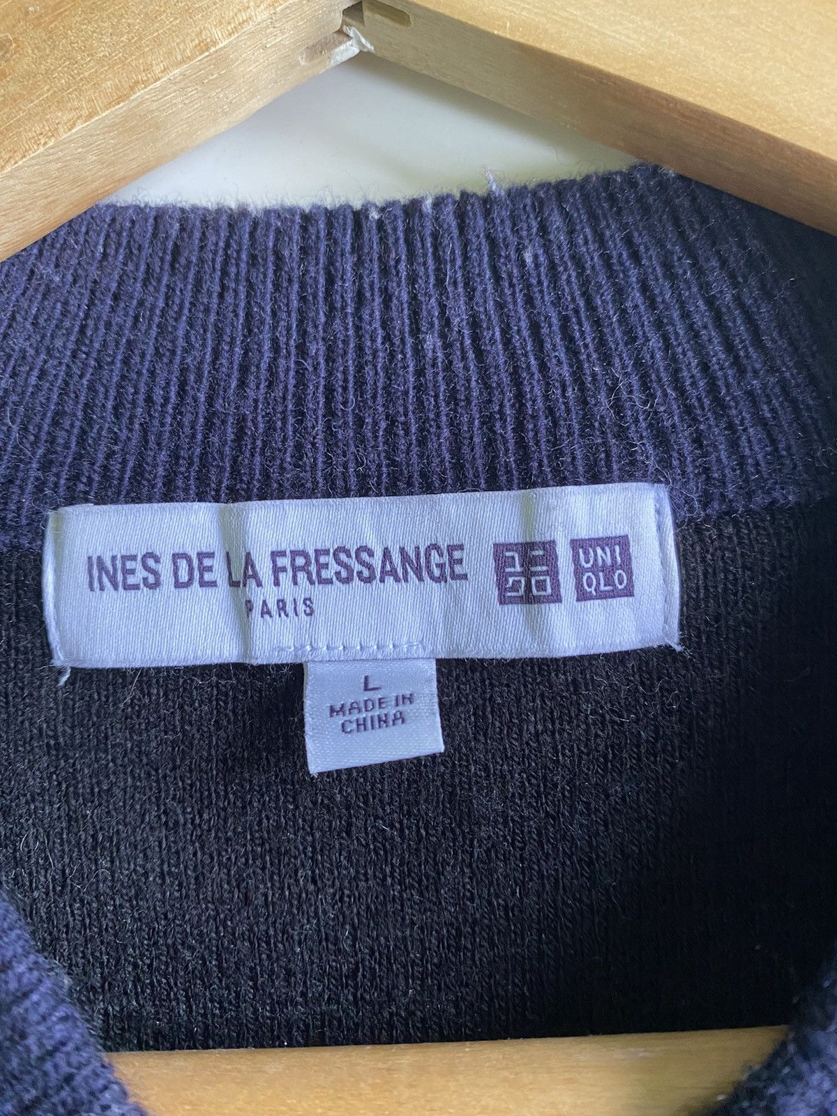 Uniqlo Ines La Fressange x Uniqlo Fleece Zip Up blue Jack Size L / US 10 / IT 46 - 6 Thumbnail