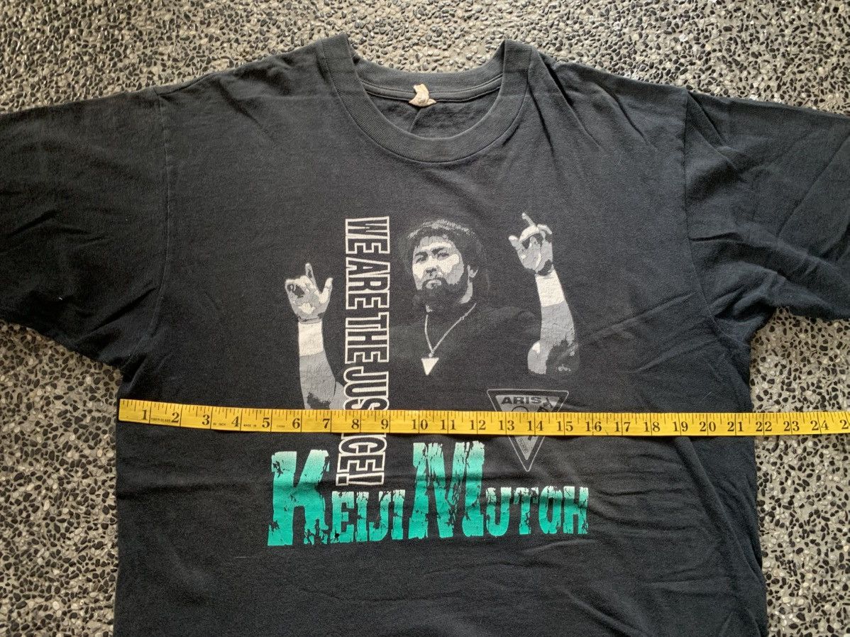 WWF Vintage 90s Keiji Mutoh NJPW/AJPW/NWA Aristrist T shirt Size US L / EU 52-54 / 3 - 9 Thumbnail