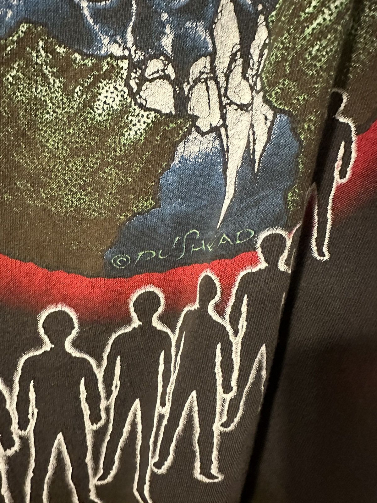 Vintage Vintage 1990s Crystal Rain Metallica Tee Size US XL / EU 56 / 4 - 4 Thumbnail