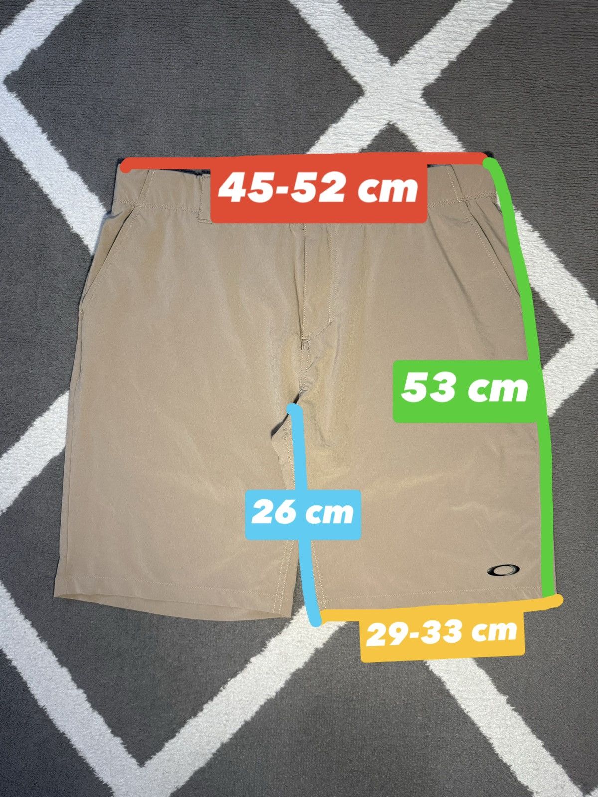 Oakley Oakley men’s beige shorts with logo size 36 Size US 36 / EU 52 - 15 Thumbnail