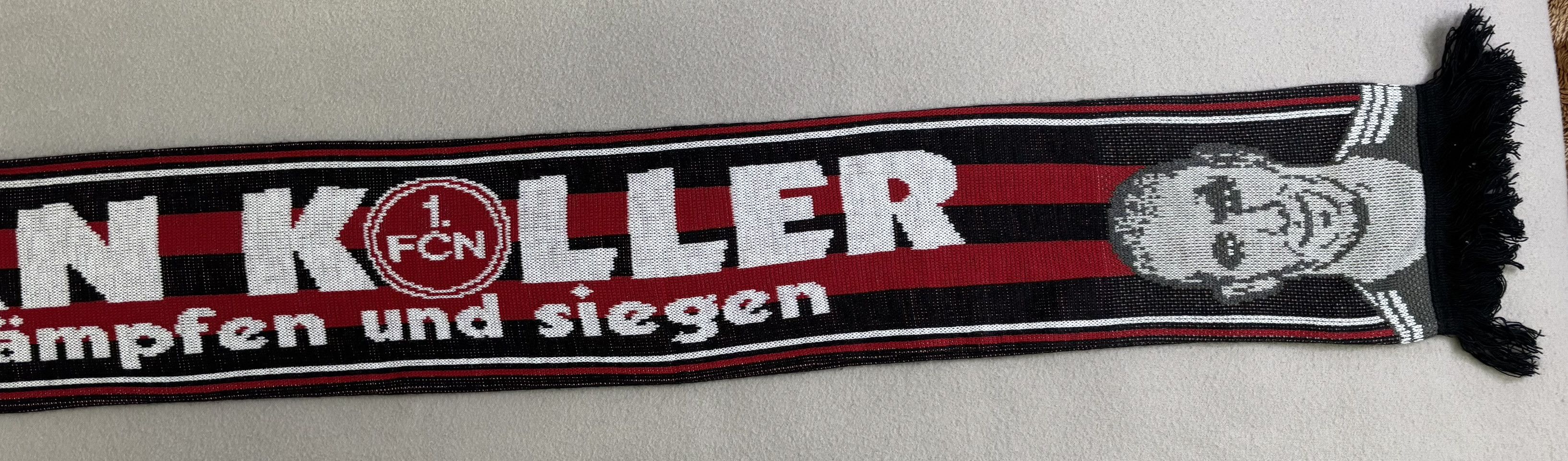 Vintage 1. FC Nurnberg Jan Koller #19 Scarf Size ONE SIZE - 7 Thumbnail