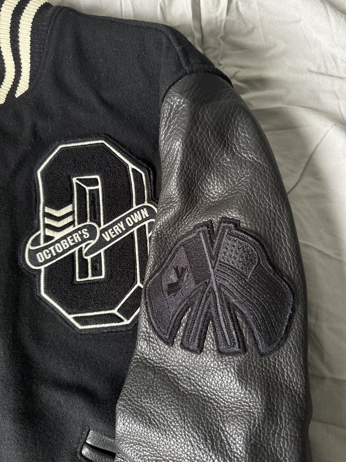 October's Very Own × Roots 2017 OVO x Roots Varsity Jacket Size US M / EU 48-50 / 2 - 5 Thumbnail