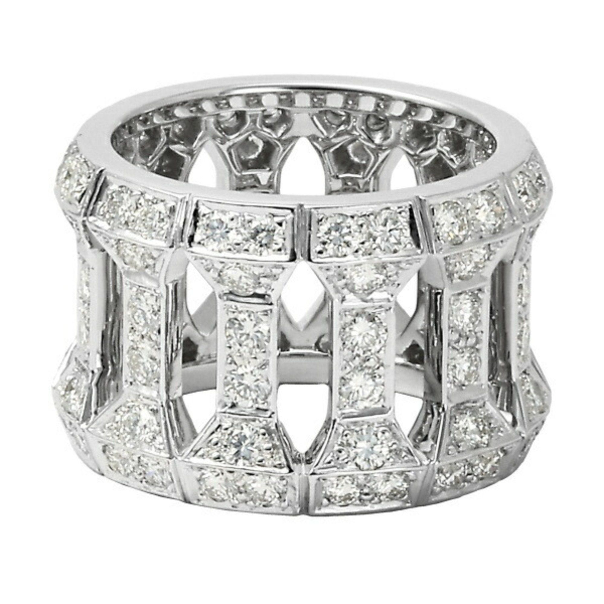 image of Cartier Antalia K18Wg White Gold Ring in Silver, Women's