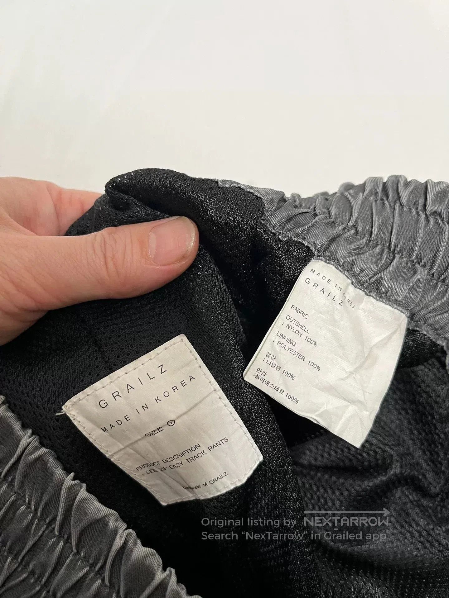 GRAILZ Grailz Gray Zipper Pants No.1. Size US 26 / EU 42 - 3 Thumbnail