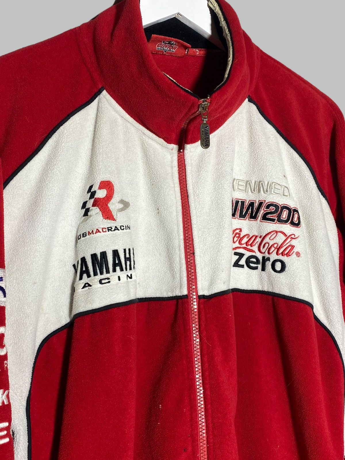 Yamaha Y2K VINTAGE YAMAHA RACING MOTO COCA COLA FLEECE JACKET Size US XL / EU 56 / 4 - 5 Thumbnail