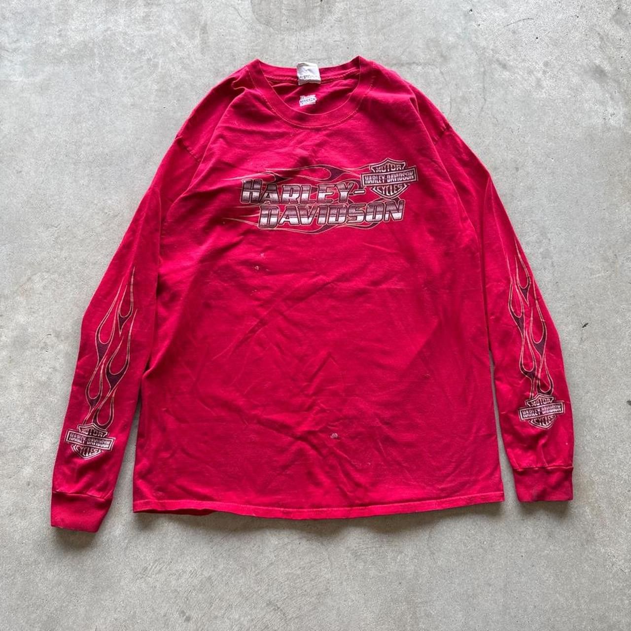 Harley Davidson Y2K Harley Davidson Chrome Long Sleeve Shirt Size US XL / EU 56 / 4 - 1 Thumbnail
