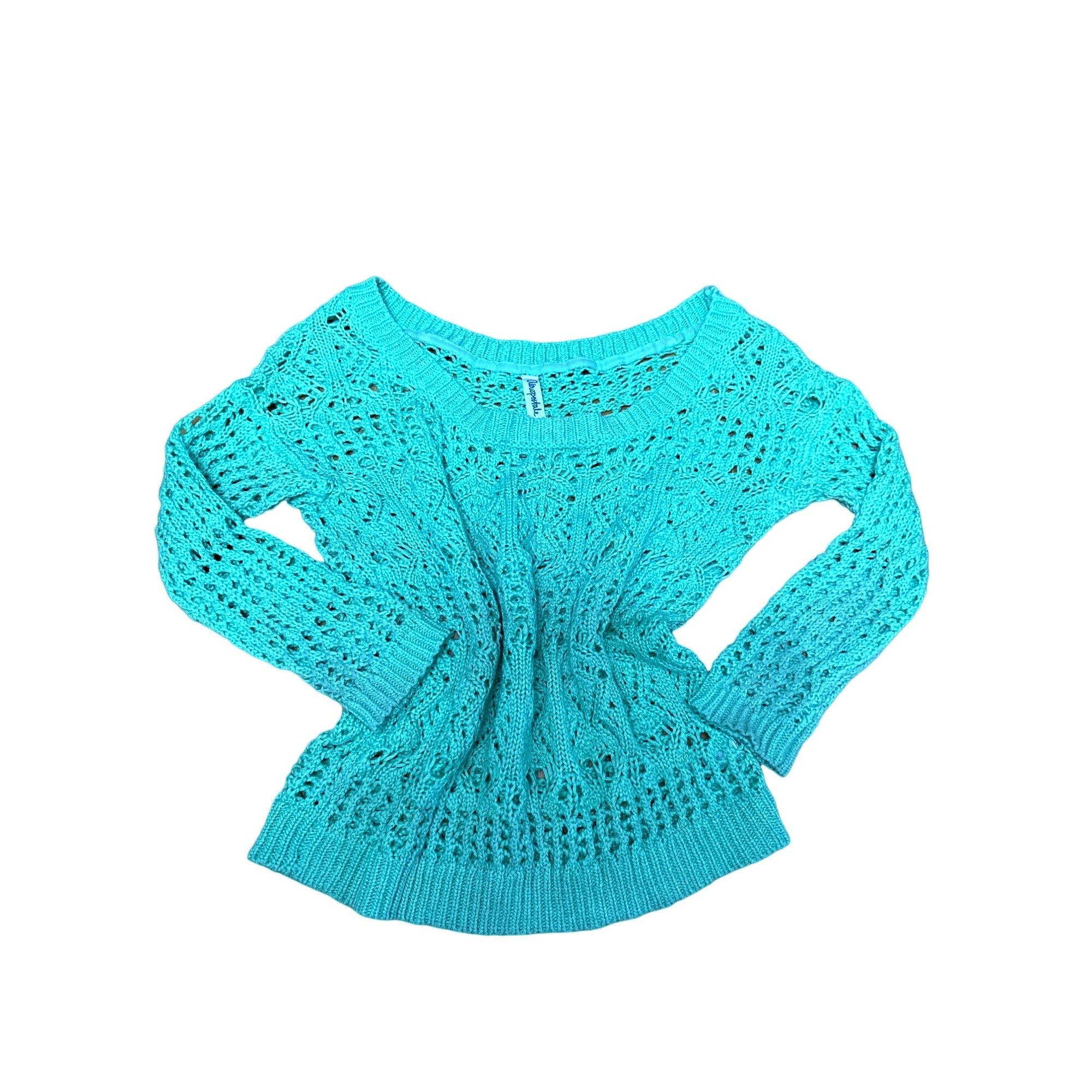 Aeropostale Aeropostale Lime Green Long Sleeve All Acrylic Knitted Sweat Size S / US 4 / IT 40 - 5 Thumbnail