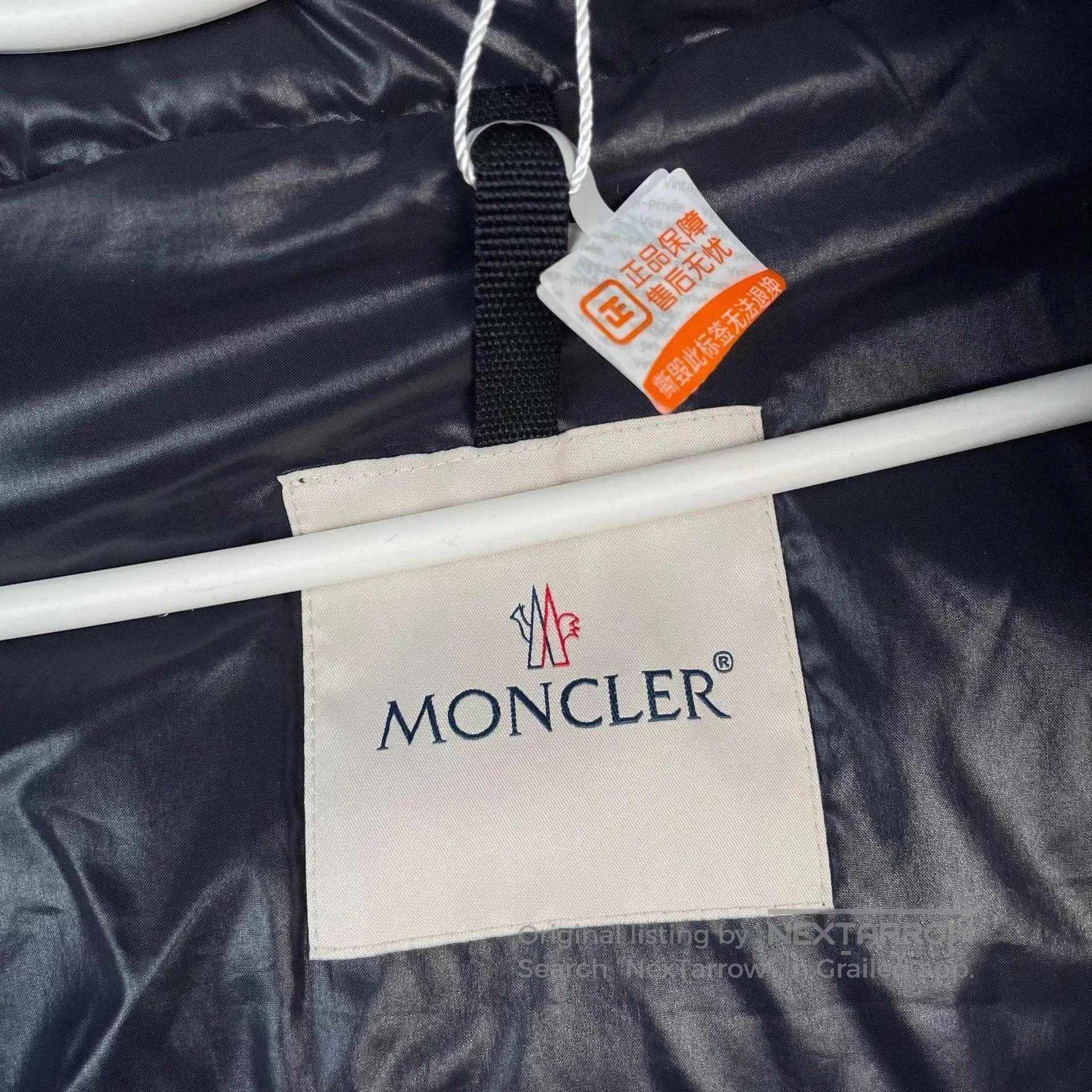 Moncler Black Faux Fur Hooded Heavy Coat - XL. Size US XL / EU 56 / 4 - 8 Thumbnail