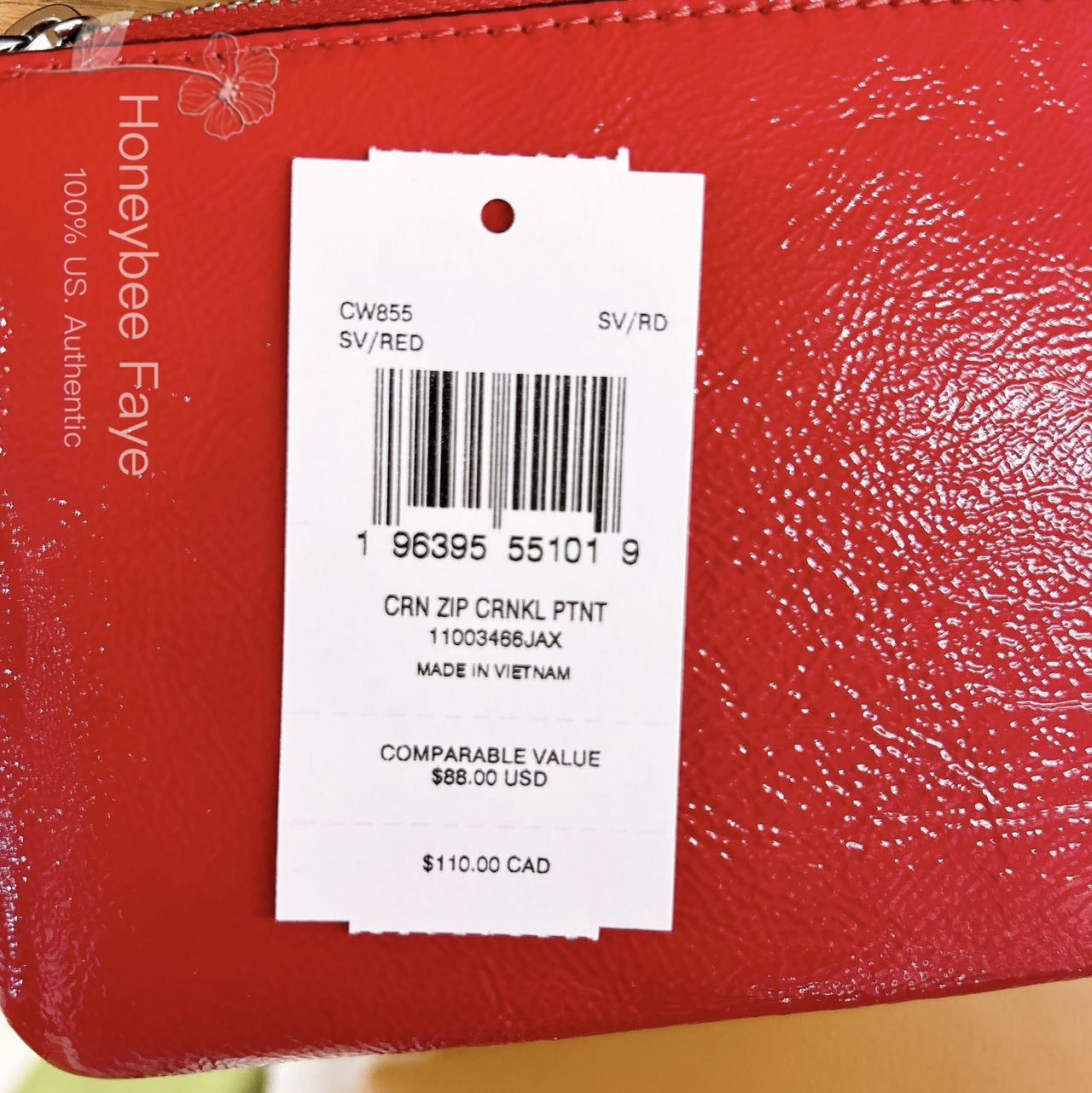 Coach Corner Zip Wristlet CW855 Size ONE SIZE - 5 Thumbnail