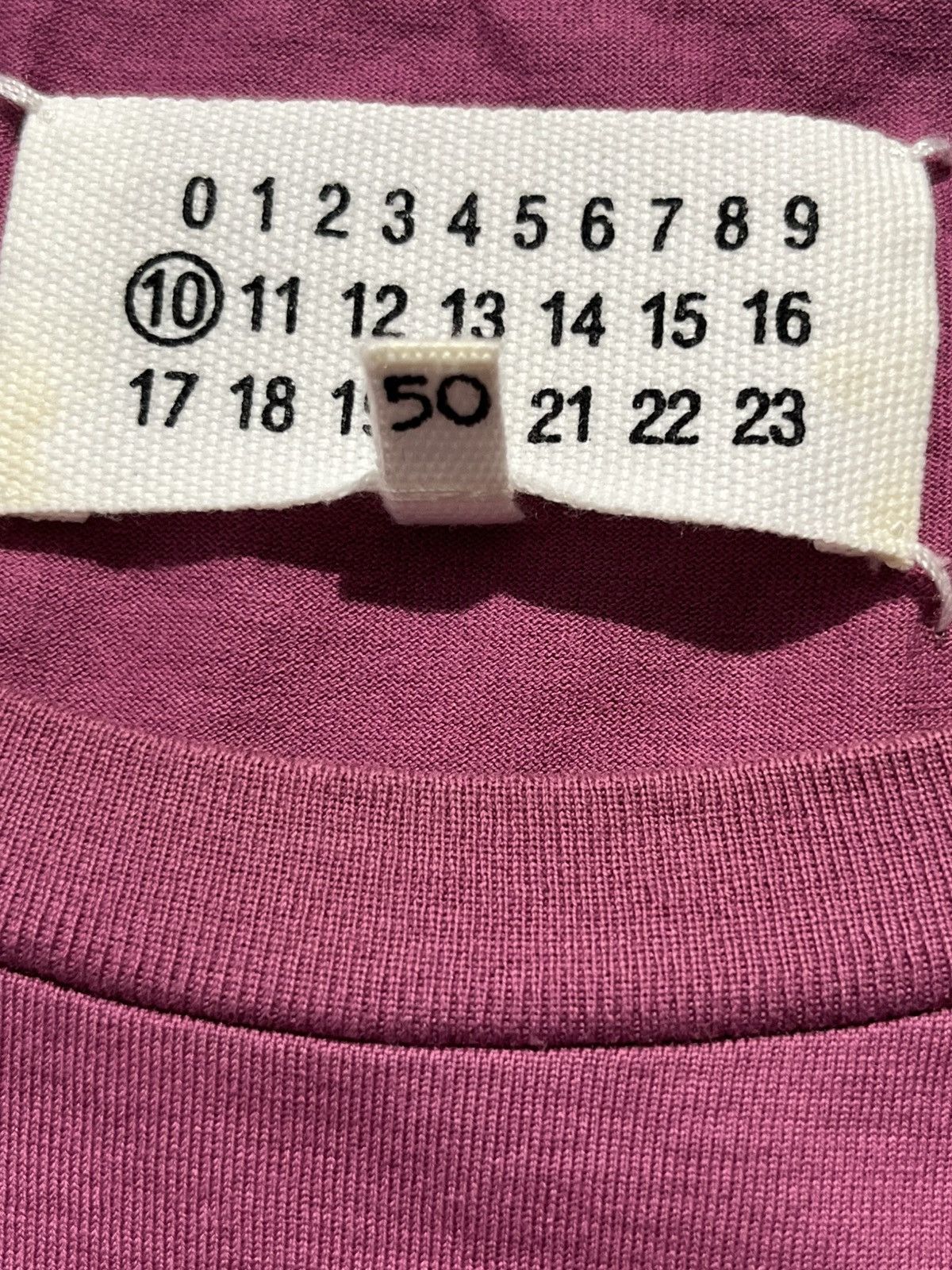 Maison Margiela Maison Martin Margiela Purple Artisanal Art Tee Size US M / EU 48-50 / 2 - 4 Thumbnail