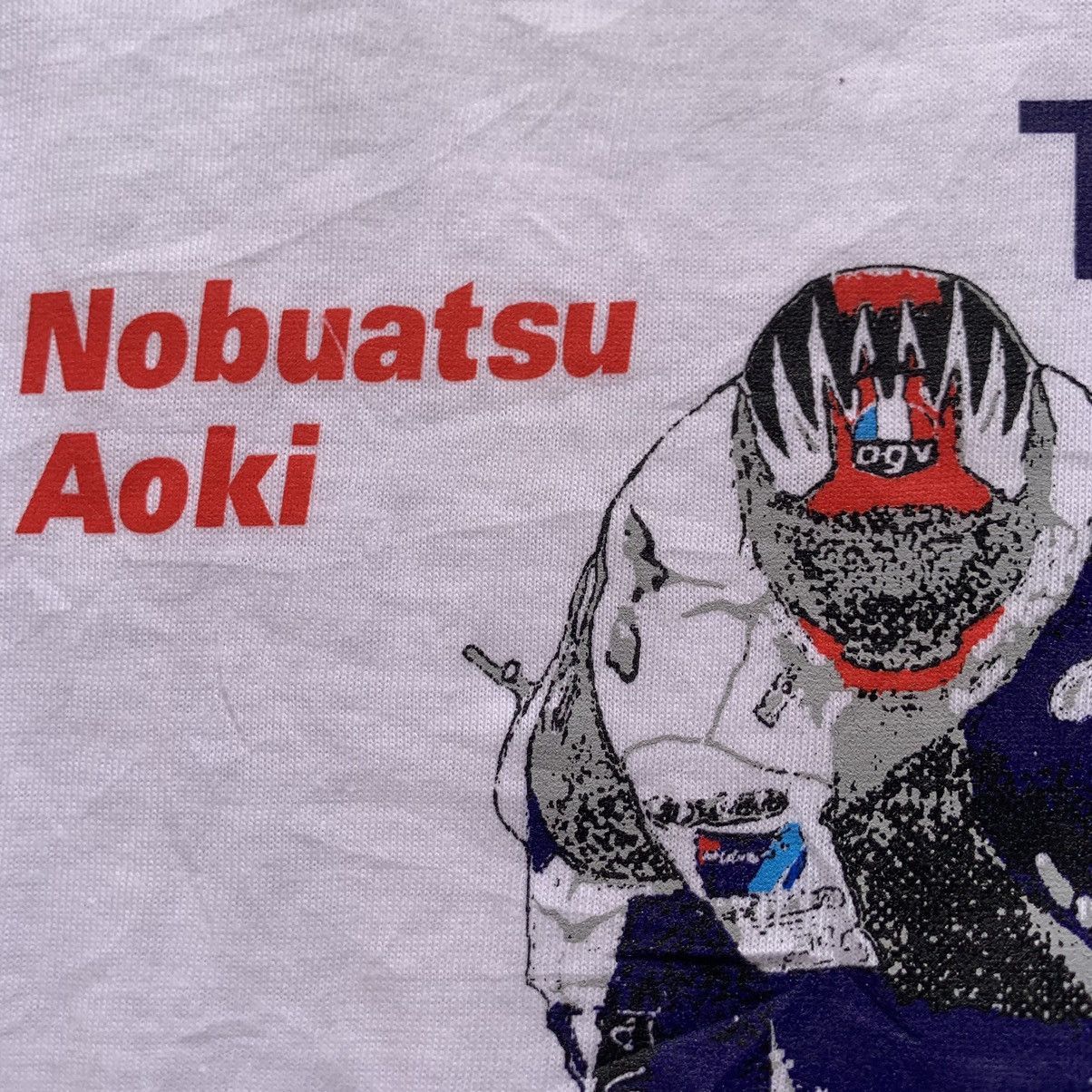 Vintage Vintage 90s Suzuki Racing Team Kenny Roberts Aoki T-Shirt Size US L / EU 52-54 / 3 - 5 Thumbnail