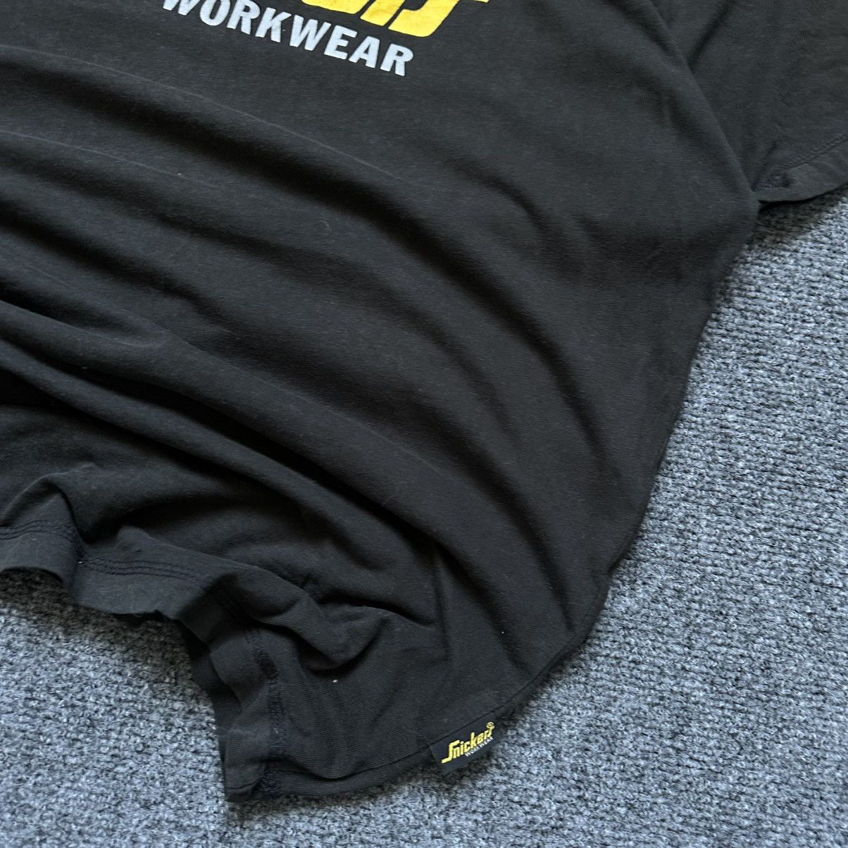 VTG Adult Snikers Work Wear T-shirts Big Logo Size L Trashed