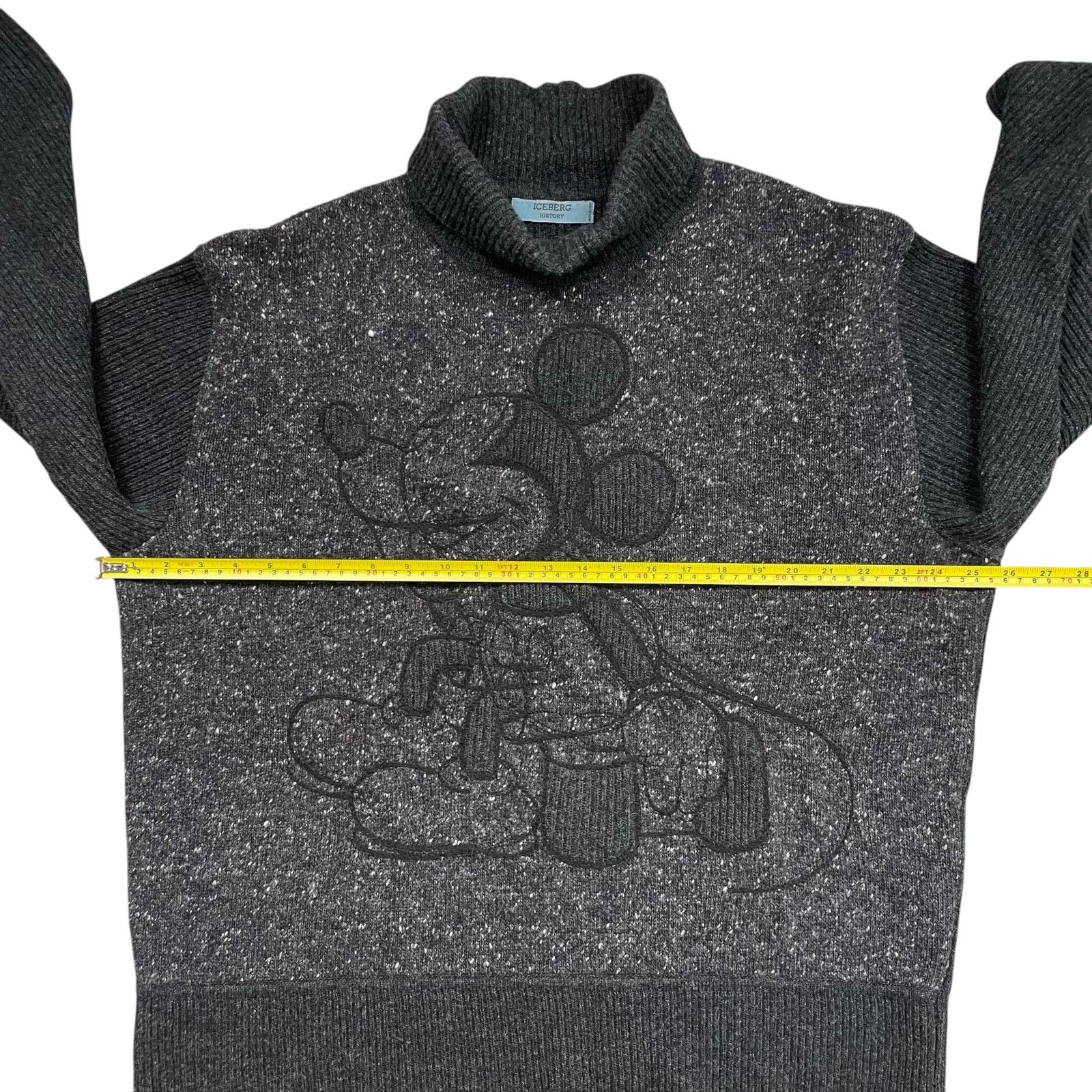 Iceberg VTG 90s DISNEY MICKEY MOUSE TURTLE NECK SWEATER SIZE XL Size US XL / EU 56 / 4 - 8 Thumbnail