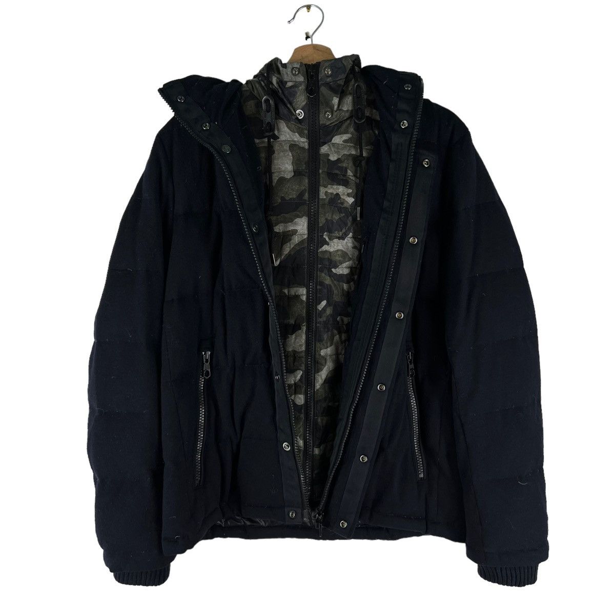 Japanese Brand 🔥VINTAGE BIKER JACKET PUFFER DOWN NISHIKAWA DOWN JAPAN Size US L / EU 52-54 / 3 - 8 Thumbnail