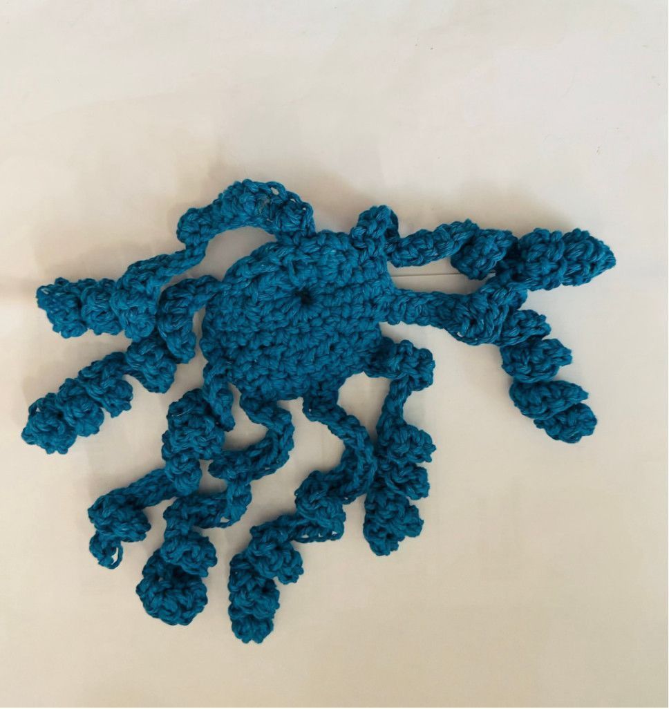 Handmade Crochet Octopus Toy – Handmade & Whimsical Size ONE SIZE - 4 Thumbnail