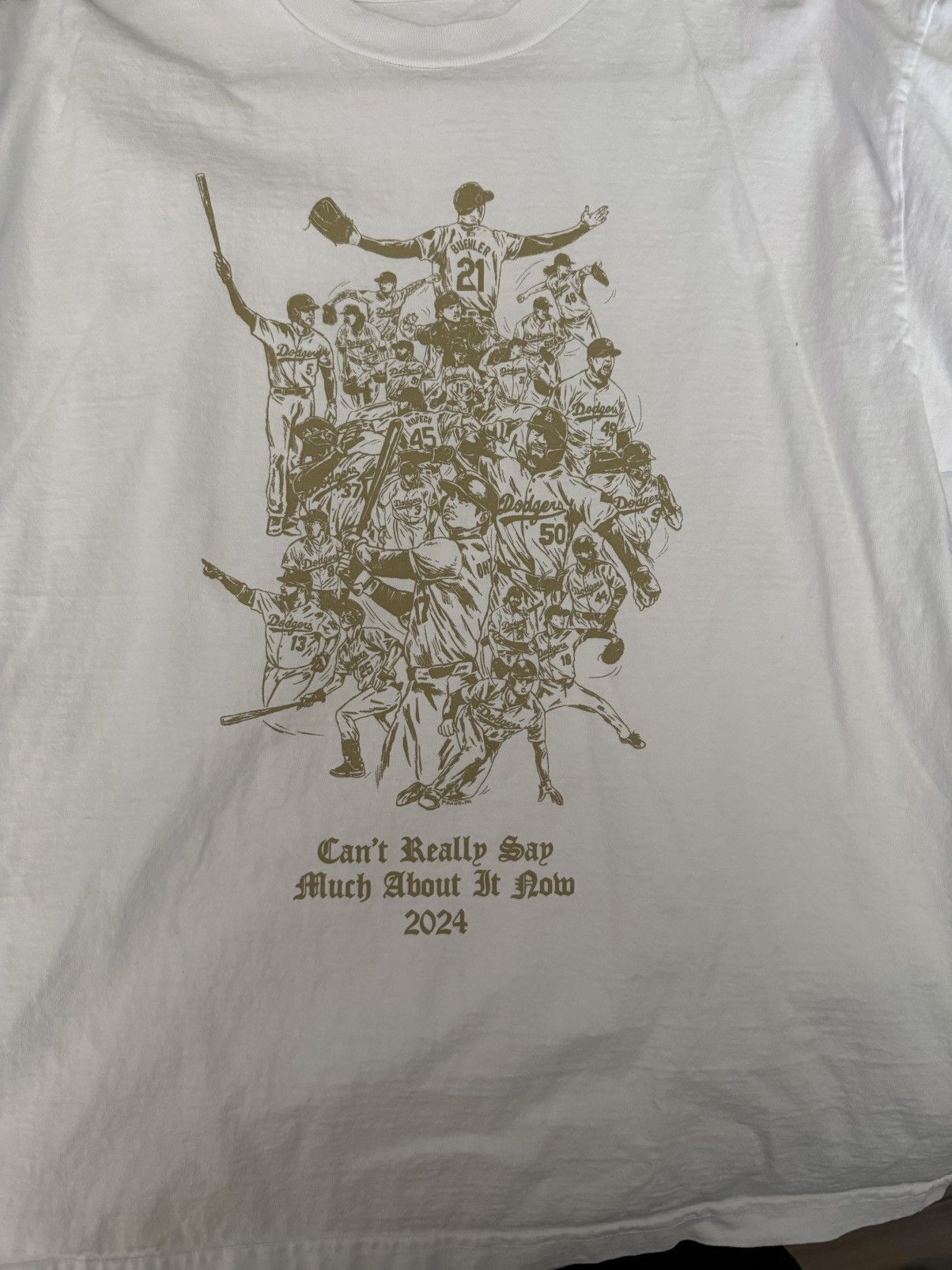 MLB Dodgers gold championship t-shirt Size US L / EU 52-54 / 3 - 1 Thumbnail