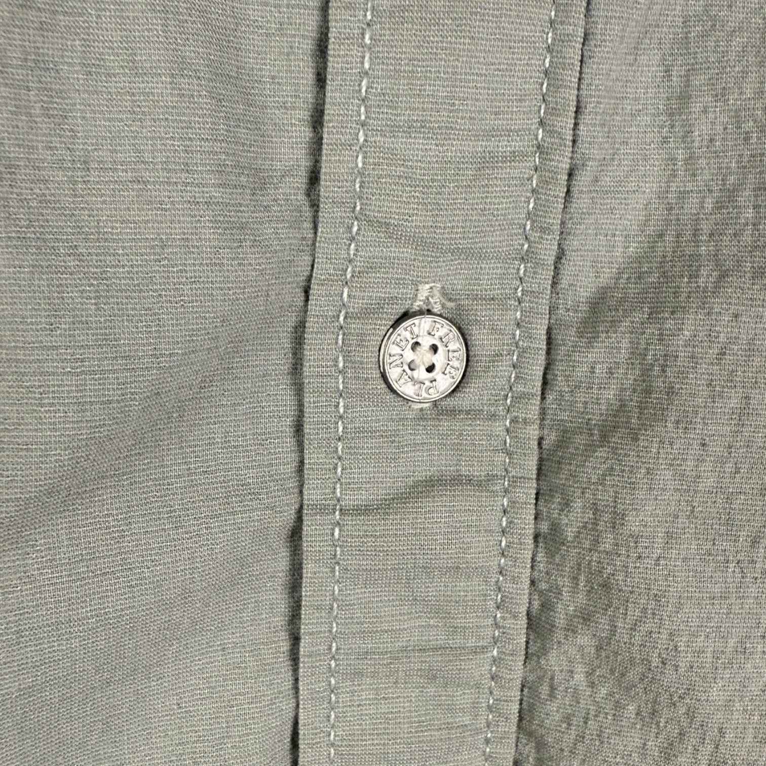 Free Planet Free Planet Button Down Shirt Men's Size 2X Gray Color Size US XXL / EU 58 / 5 - 5 Thumbnail