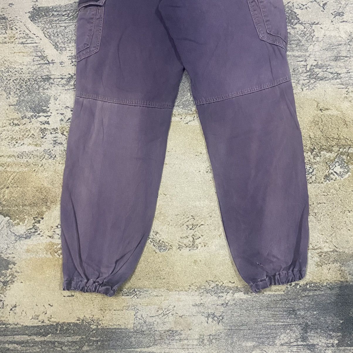 Japanese Brand × Purple × Vintage Vintage Japanese Dogman Distressed Cargo Pants Size US 31 - 14 Thumbnail