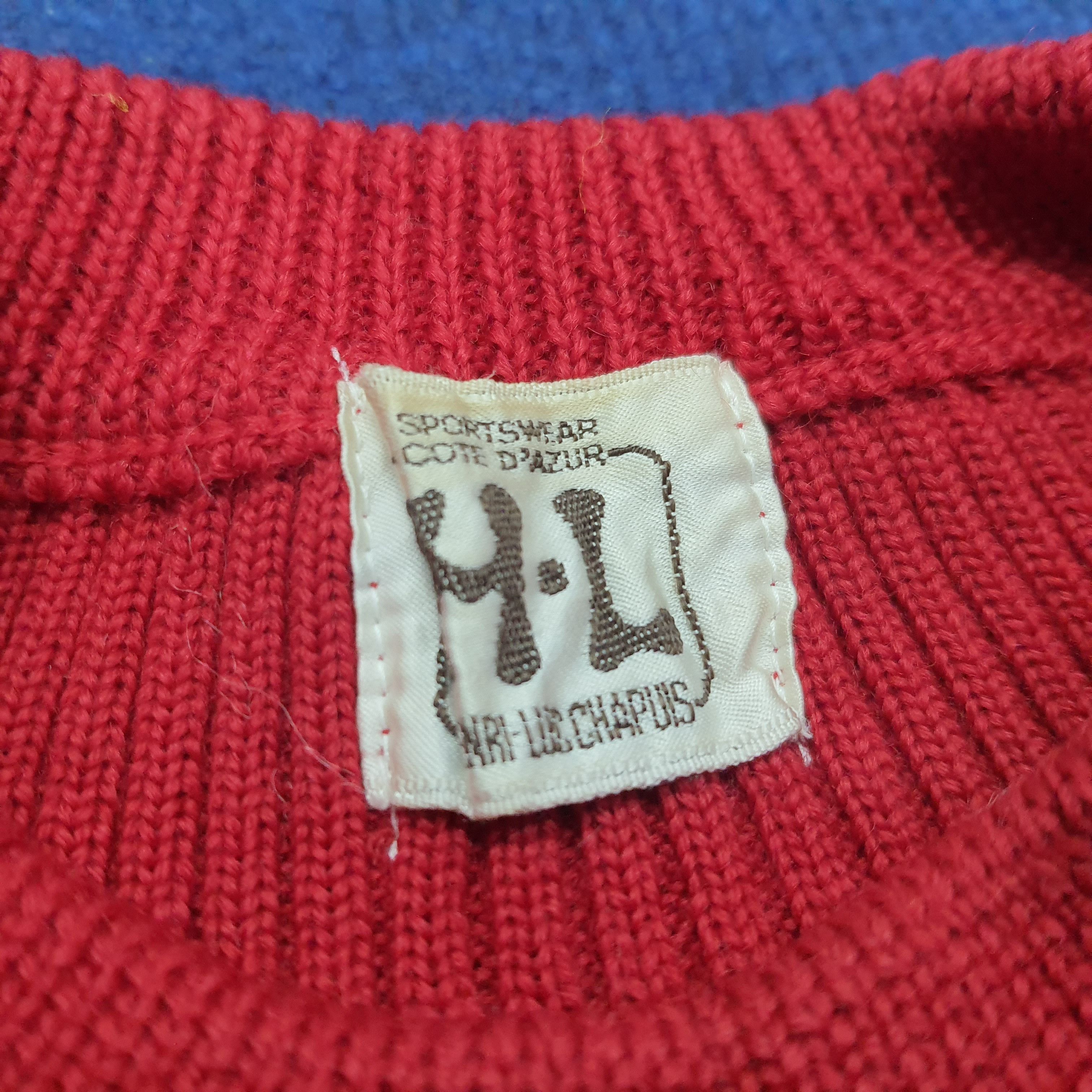 Vintage Vintage Henri Lucchapuis Happy ski Knitwear Size US M / EU 48-50 / 2 - 5 Thumbnail