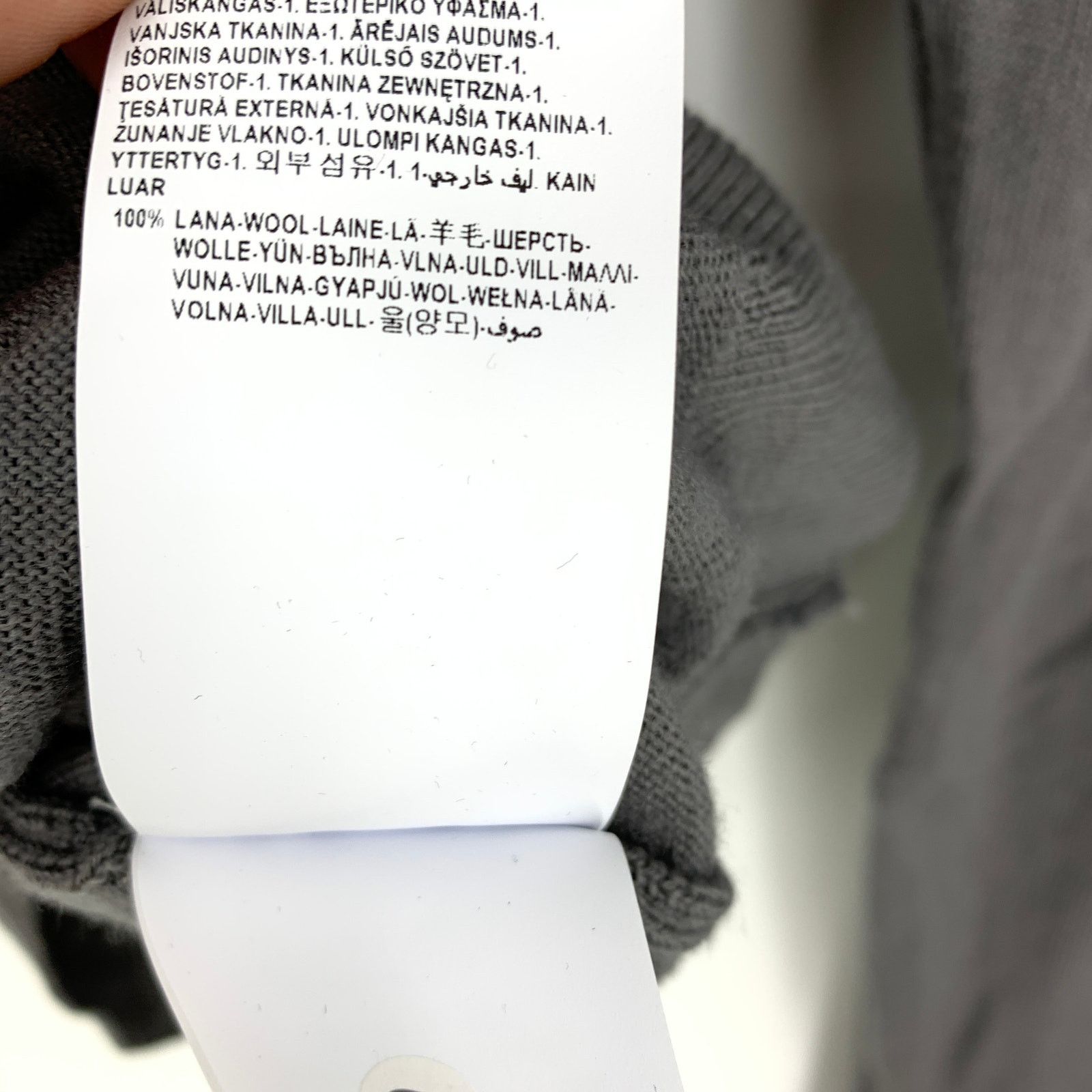 Versace Versace Collection Sweater Mens M Crew Long Sleeve Gray Wool Size US M / EU 48-50 / 2 - 8 Thumbnail