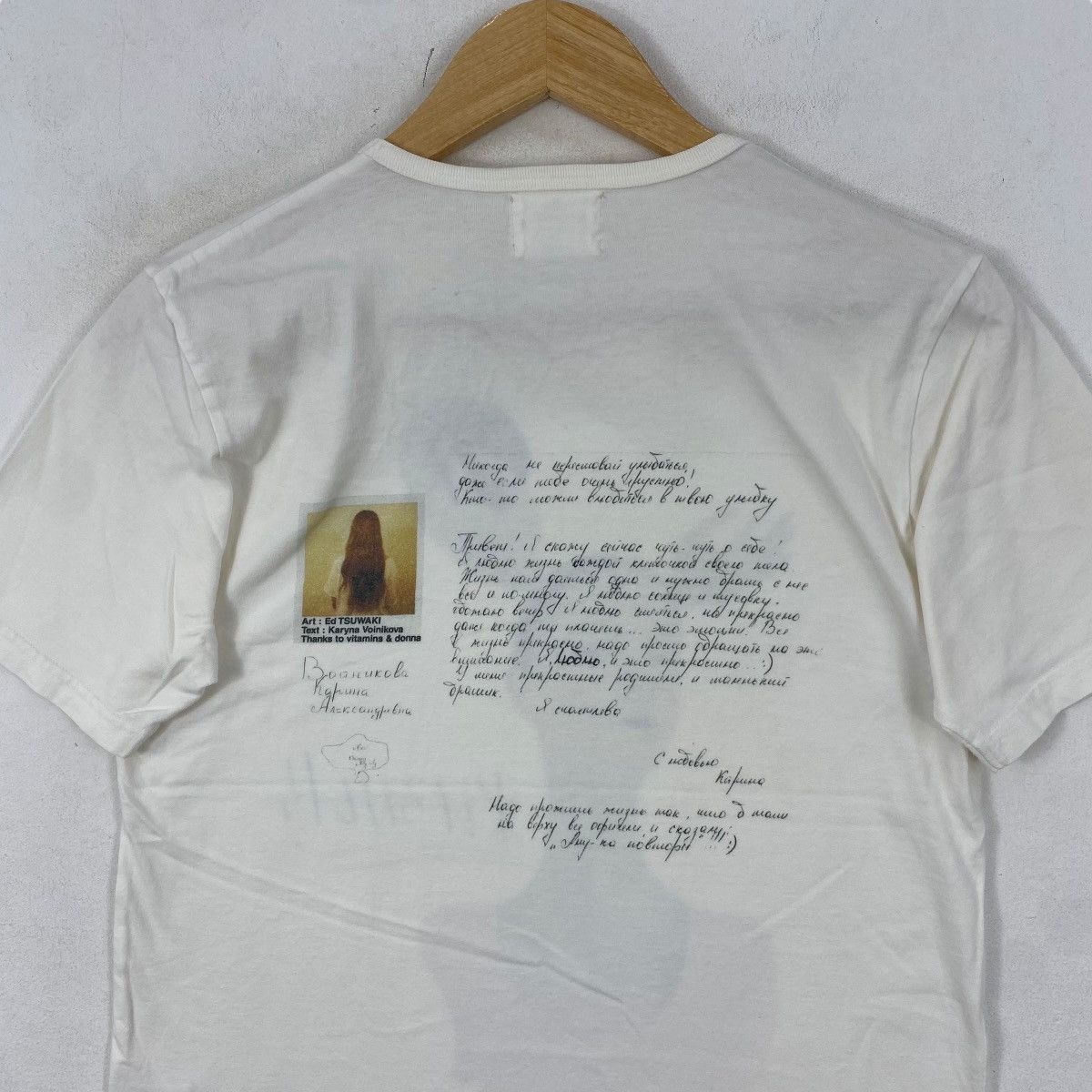 Japanese Brand × Melrose MELROSE x ED TSUWAKI Art Graphic Made In Japan Tee Shirt Size US S / EU 44-46 / 1 - 7 Thumbnail