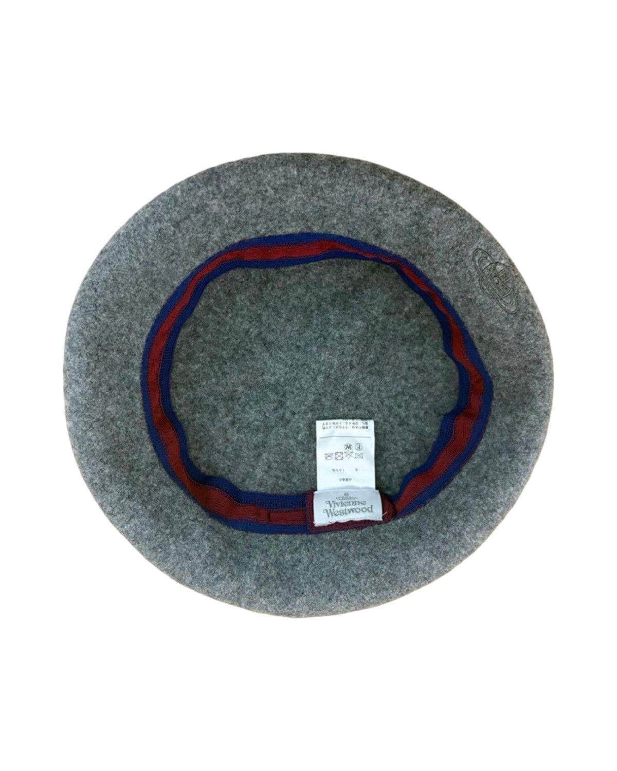 Vivienne Westwood Orb Embroidery Wool Beret Size ONE SIZE - 2 Thumbnail