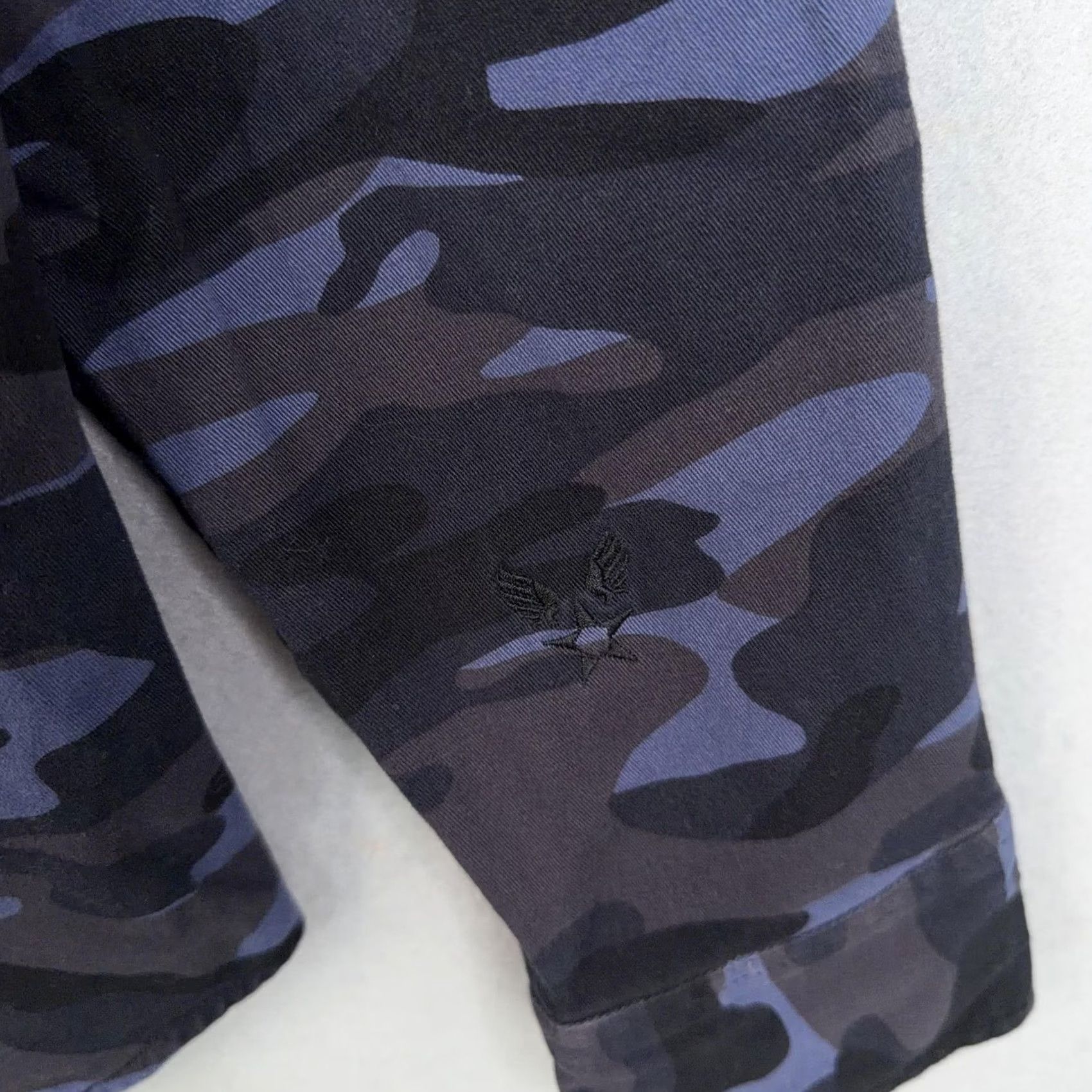 Avirex Avirex Shirt Mens Large Blue Camo Military Button Front Casual Utility Officer Size US L / EU 52-54 / 3 - 5 Thumbnail