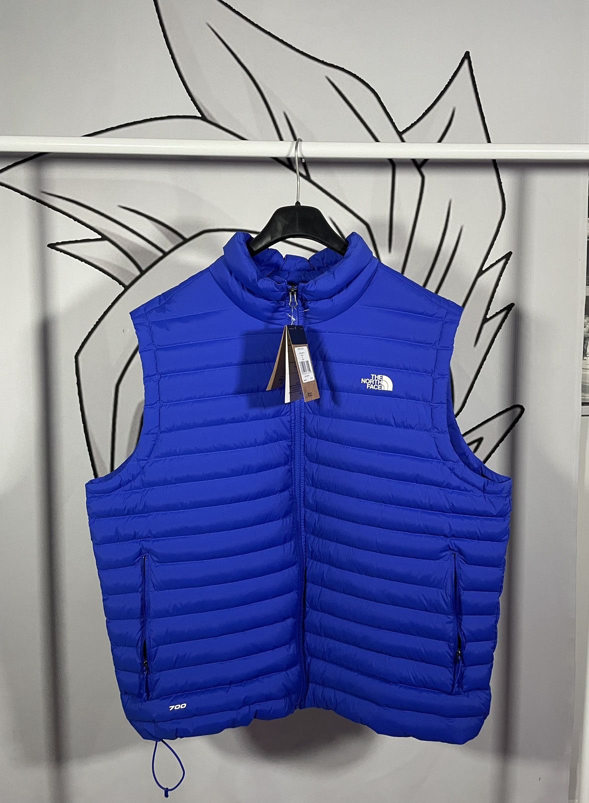 image of The North Face Puffer Vest in Blue, Men's (Size 2XL)