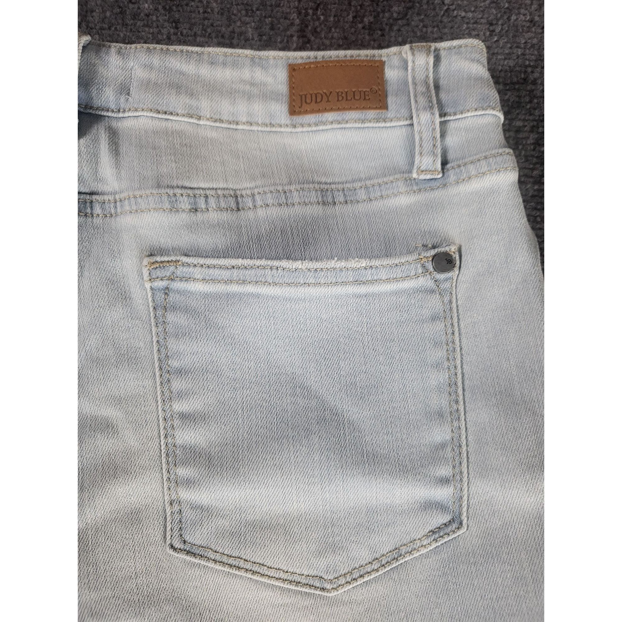 Judy Blue Judy Blue Skinny Fit Capri Jeans Women Sz 9/29 Blue Denim Ev Size 29" - 7 Thumbnail