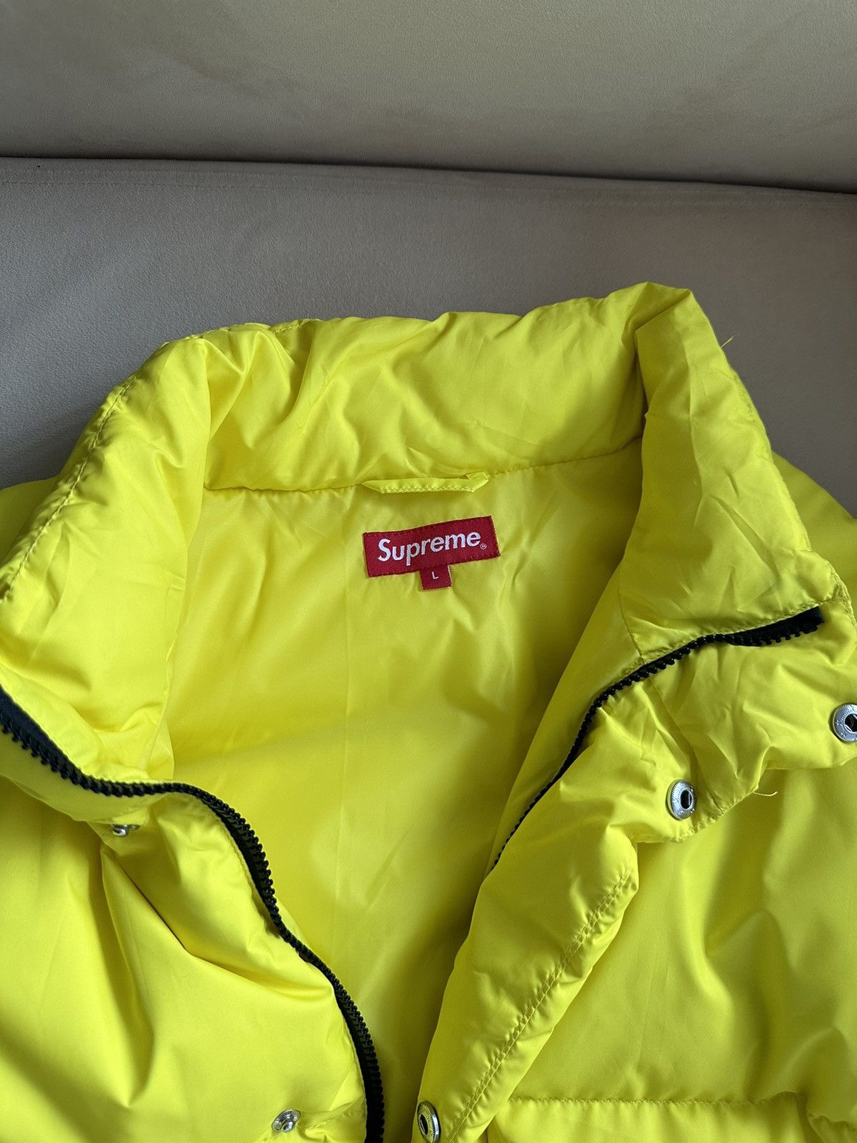 Supreme Supreme Gradient Puffy Jacket - Yellow Size US L / EU 52-54 / 3 - 2 Thumbnail