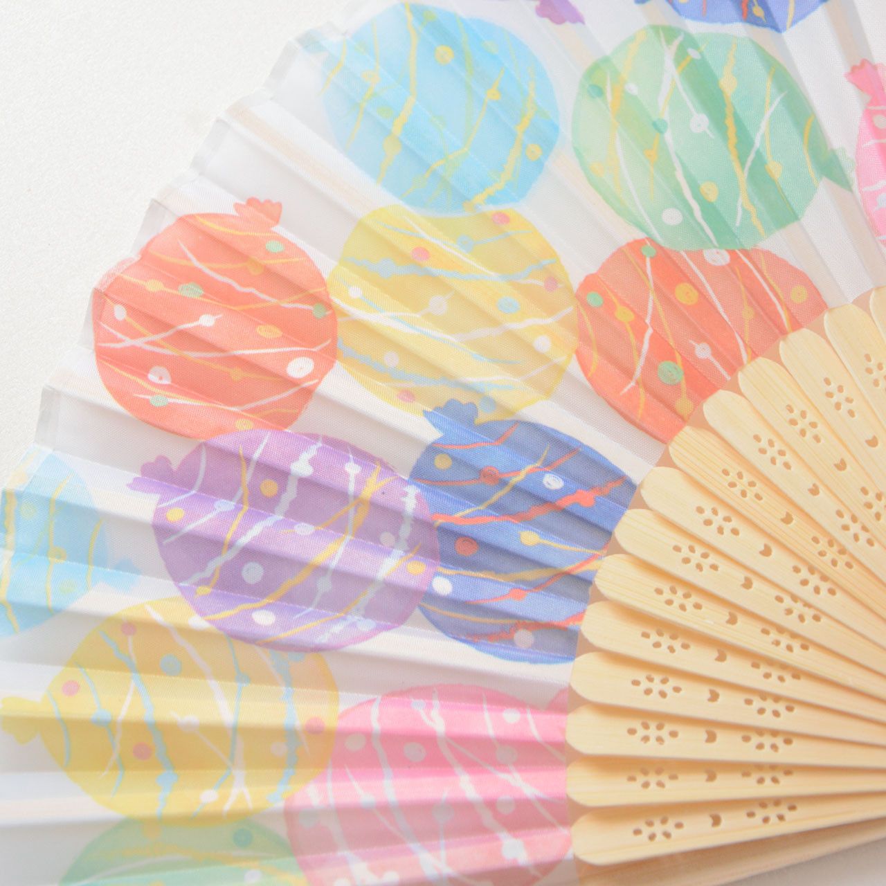 Other Japanese Folding Fan Sensu Water Balloon (Mizufuusen) Design Size ONE SIZE - 8 Thumbnail