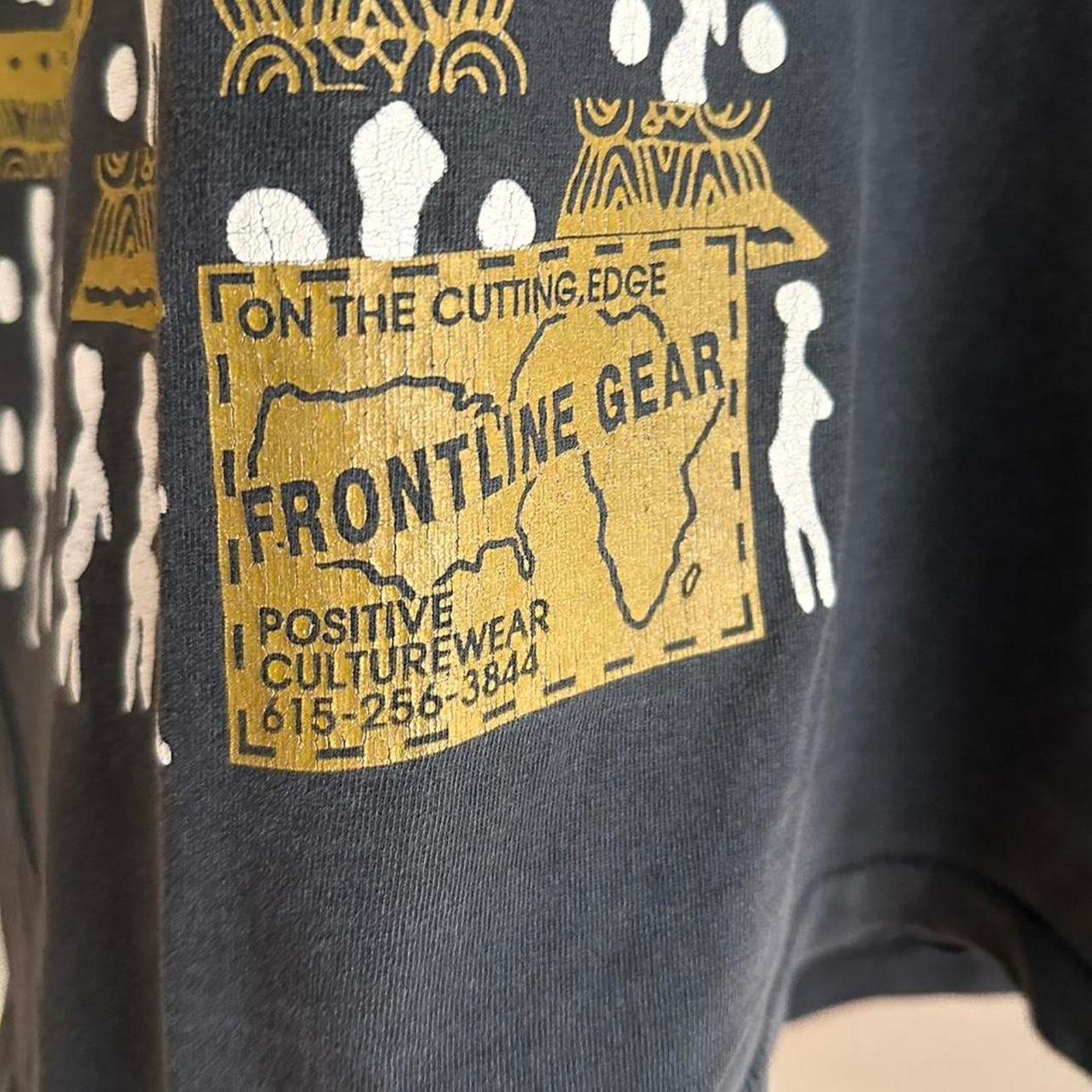 Hanes × Vintage Vintage African Drummer Black History Shirt Size US XL / EU 56 / 4 - 7 Thumbnail