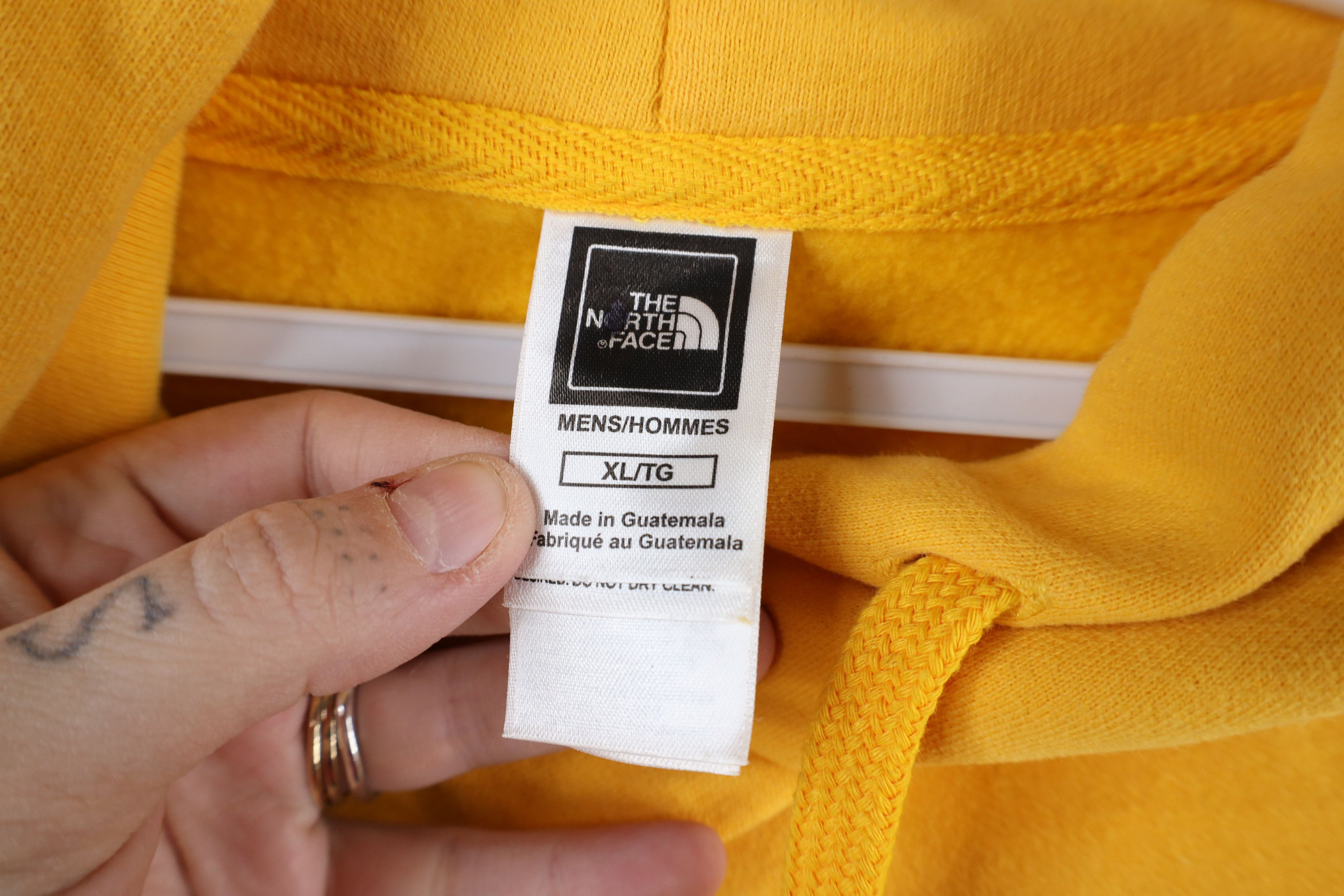 The North Face × Vintage Vintage The North Face Spell Out Big Logo Hoodie Sweatshirt Size US XL / EU 56 / 4 - 9 Thumbnail