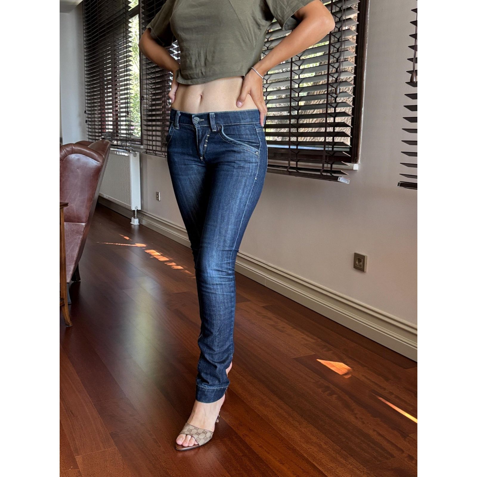 Miss Sixty Vintage Miss Sixty High Binky Jeans W26 Italy Y2K Denim