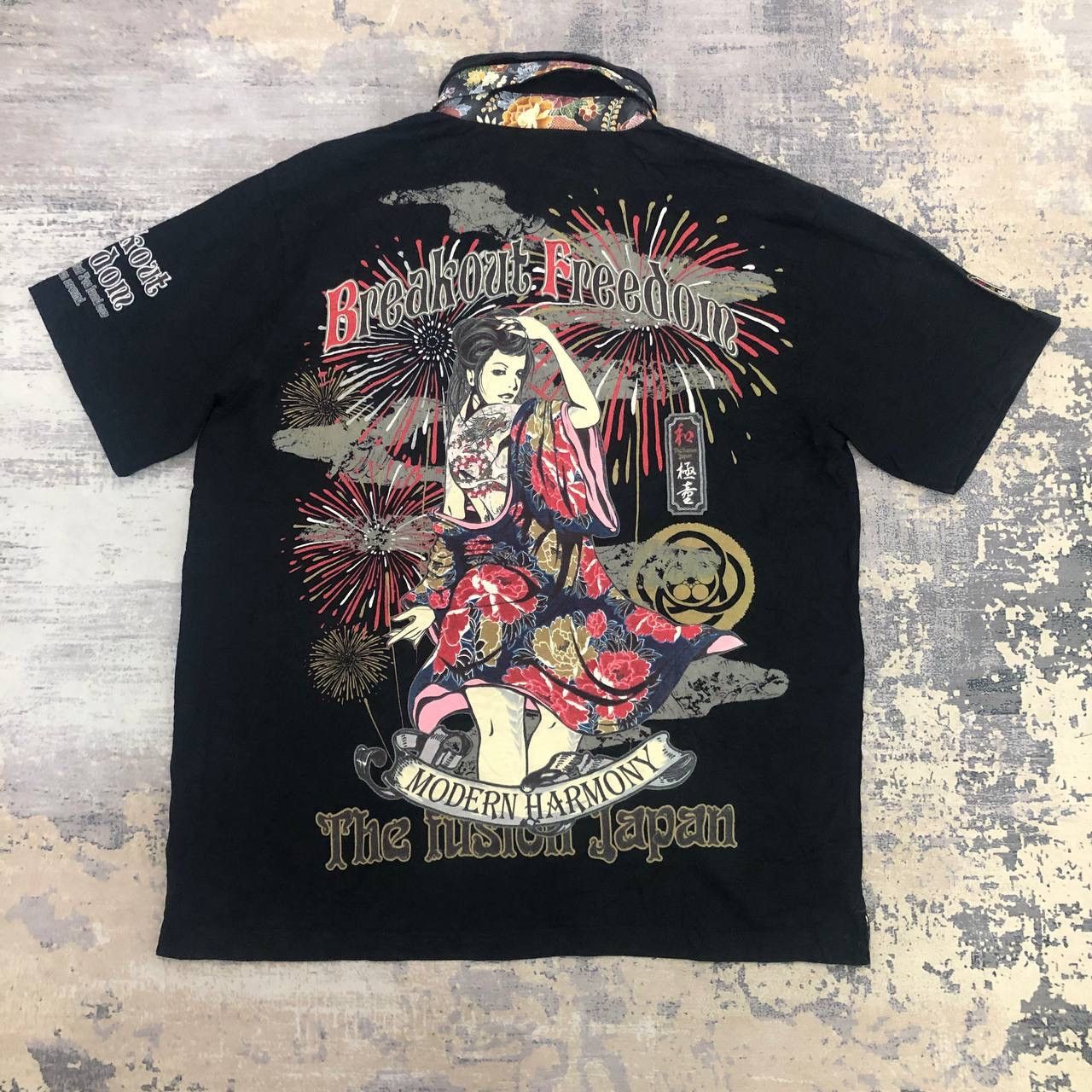 Bullet Noise T550. BULLET NOISE JAPAN YAKUZA GEISHA TEE Size US XL / EU 56 / 4 - 1 Thumbnail