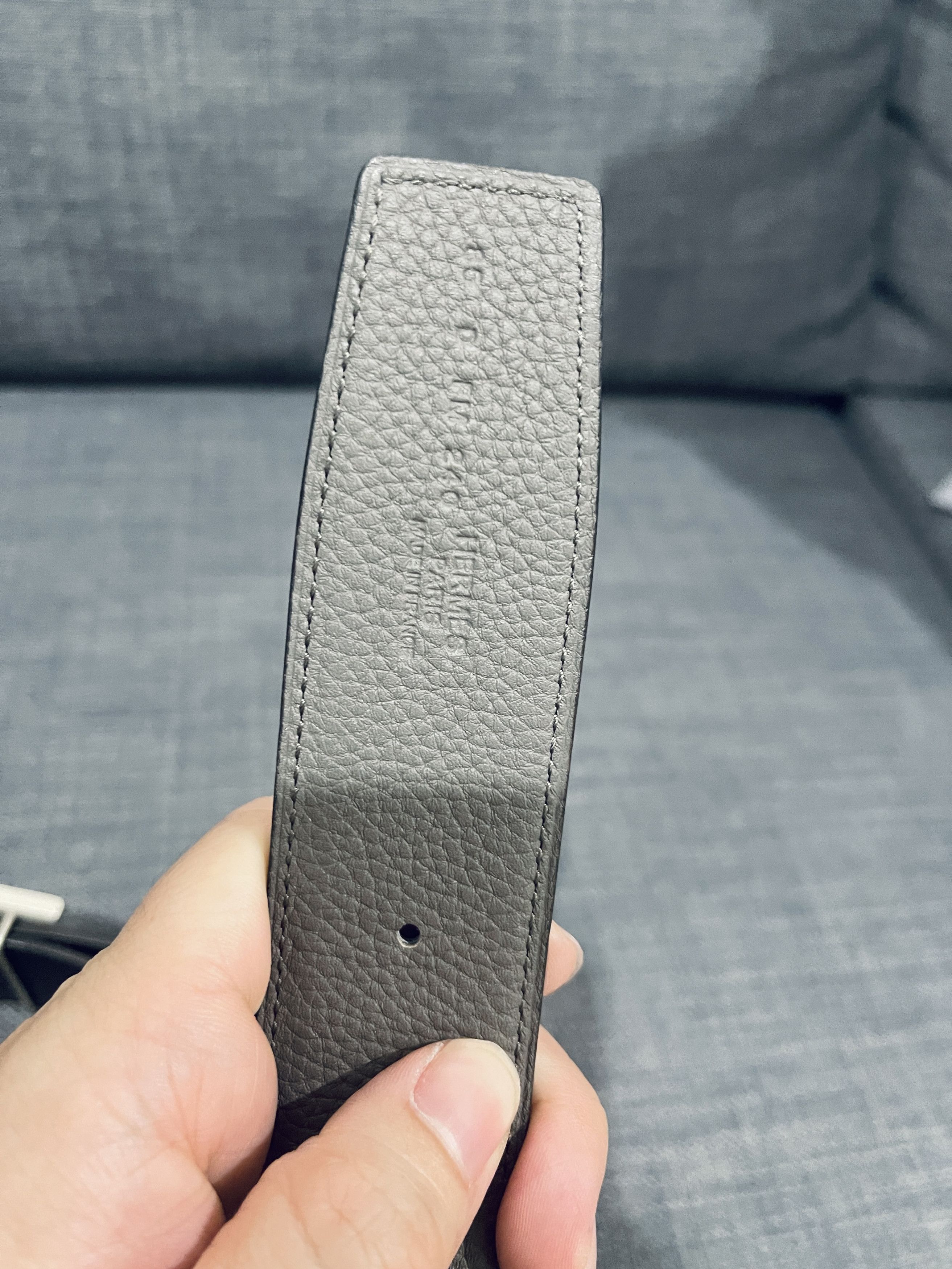 Hermes Hermes 38mm Leather Belt Men size 85 Size 30 - 13 Thumbnail