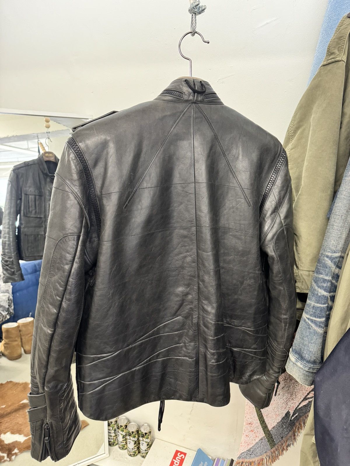 Dior Diorhomme luster Leather M-65 napoleon jacket Size US M / EU 48-50 / 2 - 4 Thumbnail