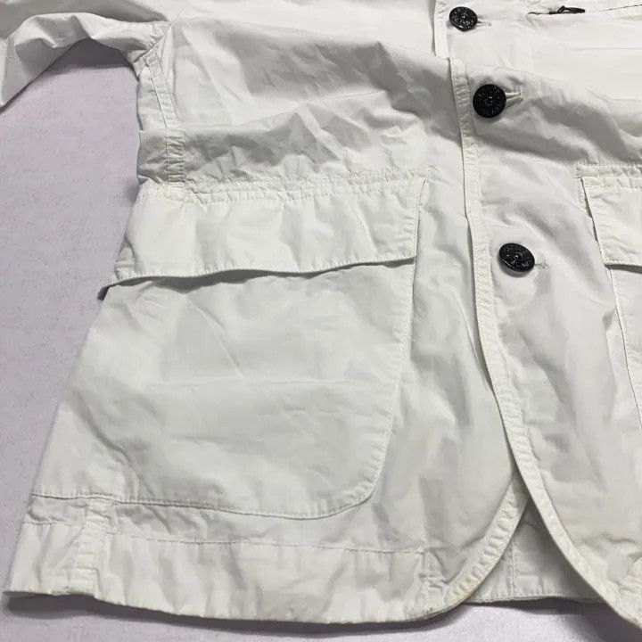Stone Island Stone Island White ButtonUp Jacket for Men -2506 Size US XS / EU 42 / 0 - 4 Thumbnail