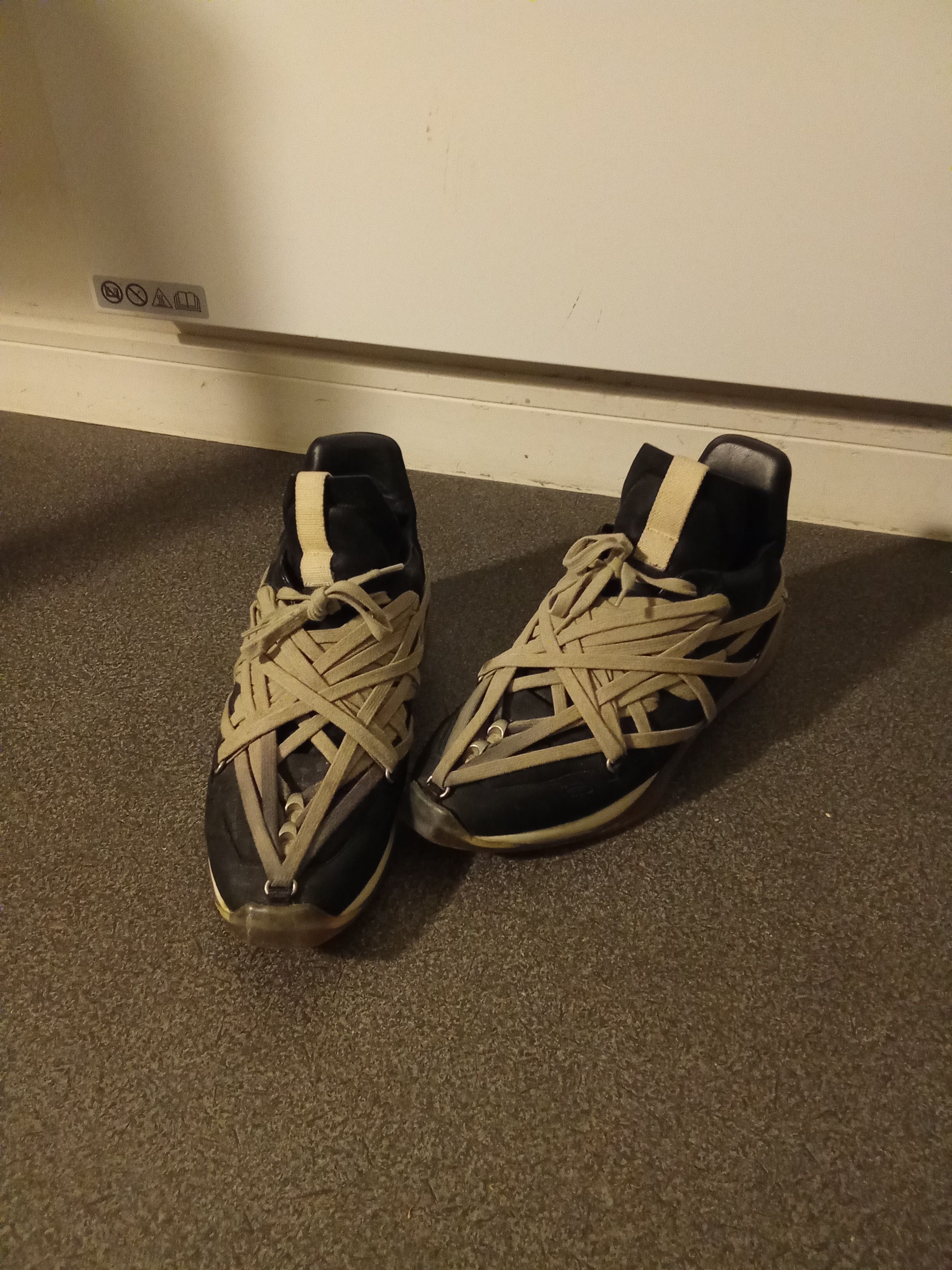 Rick Owens Megalace Runner Size US 9 / EU 42 - 2 Thumbnail