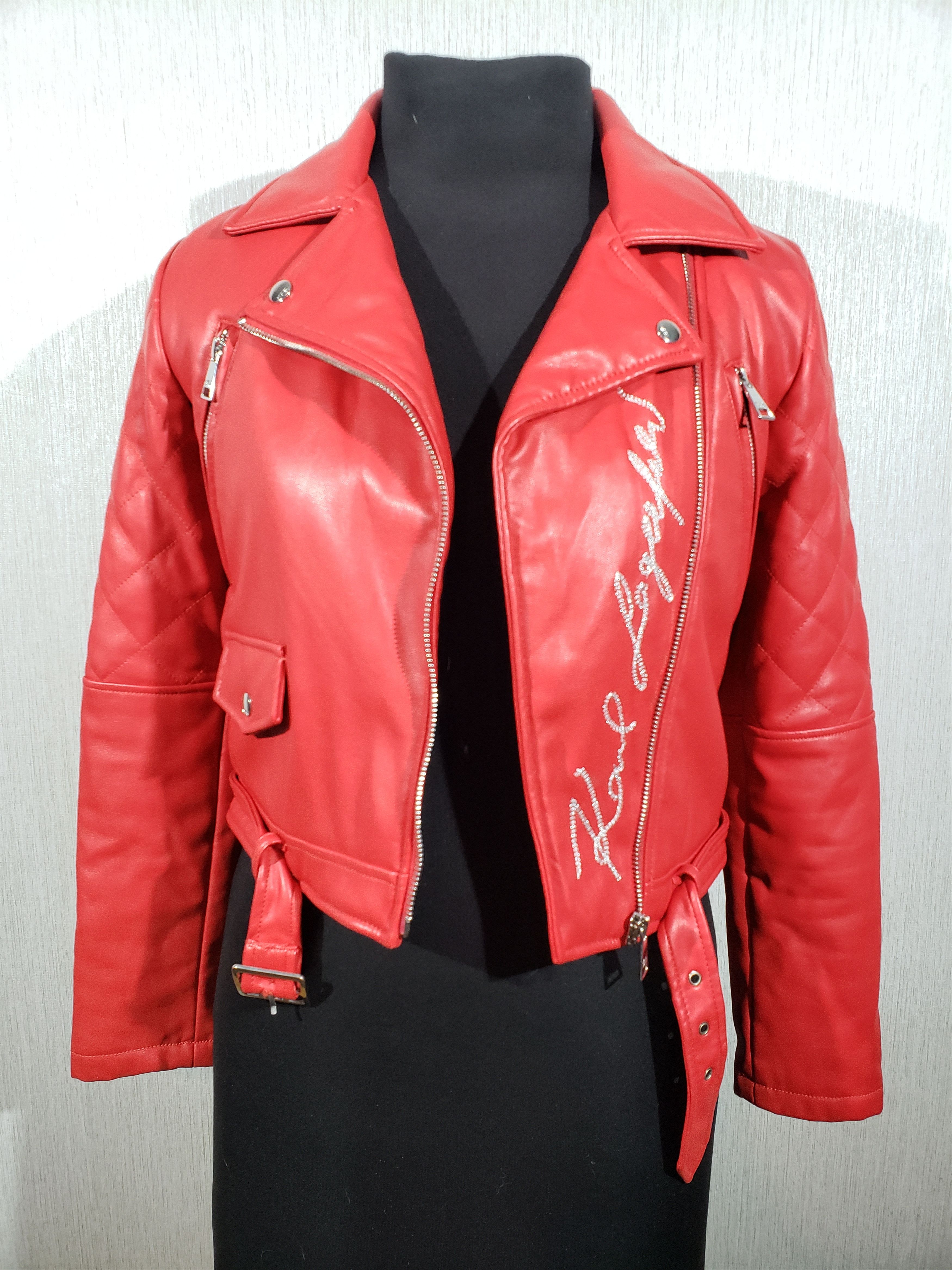 Other Great red faux leather jacket for women. Size S / US 4 / IT 40 - 1 Thumbnail