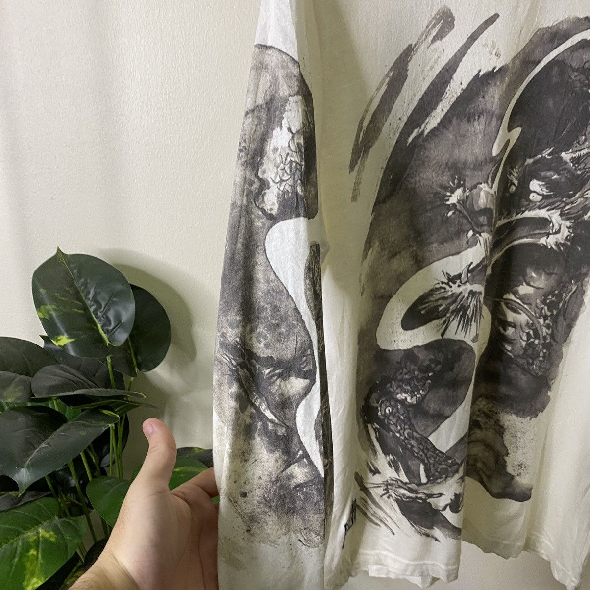 Affliction × Ed Hardy × Japanese Brand Juraku Crazy Dragon Graphic Ed Hardy Karakuri Sukajan Style Size US S / EU 44-46 / 1 - 3 Thumbnail