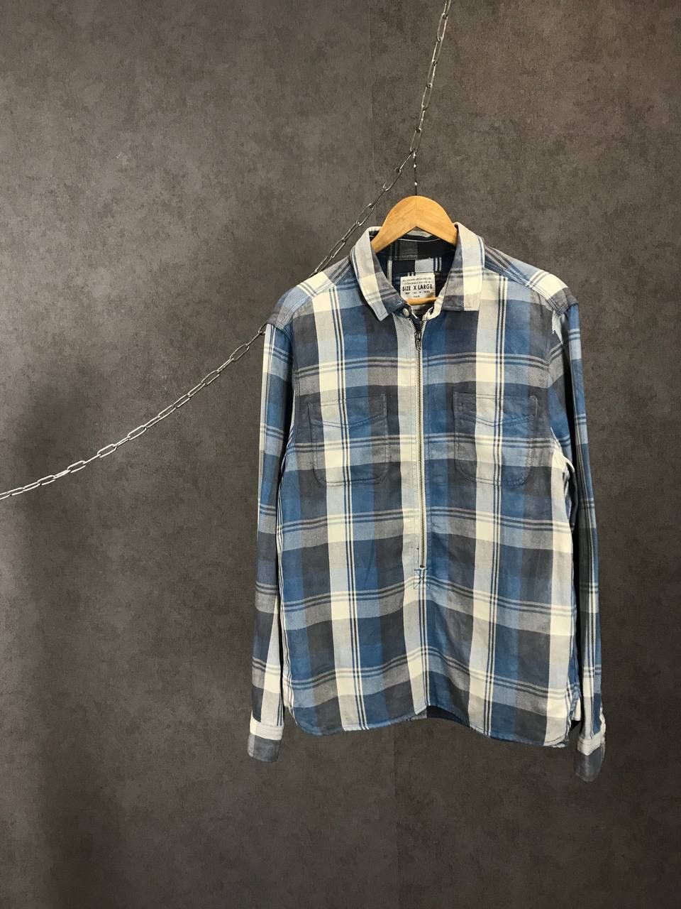 Allsaints Allsaints vintage flannel zip shirt Size US XL / EU 56 / 4 - 1 Thumbnail