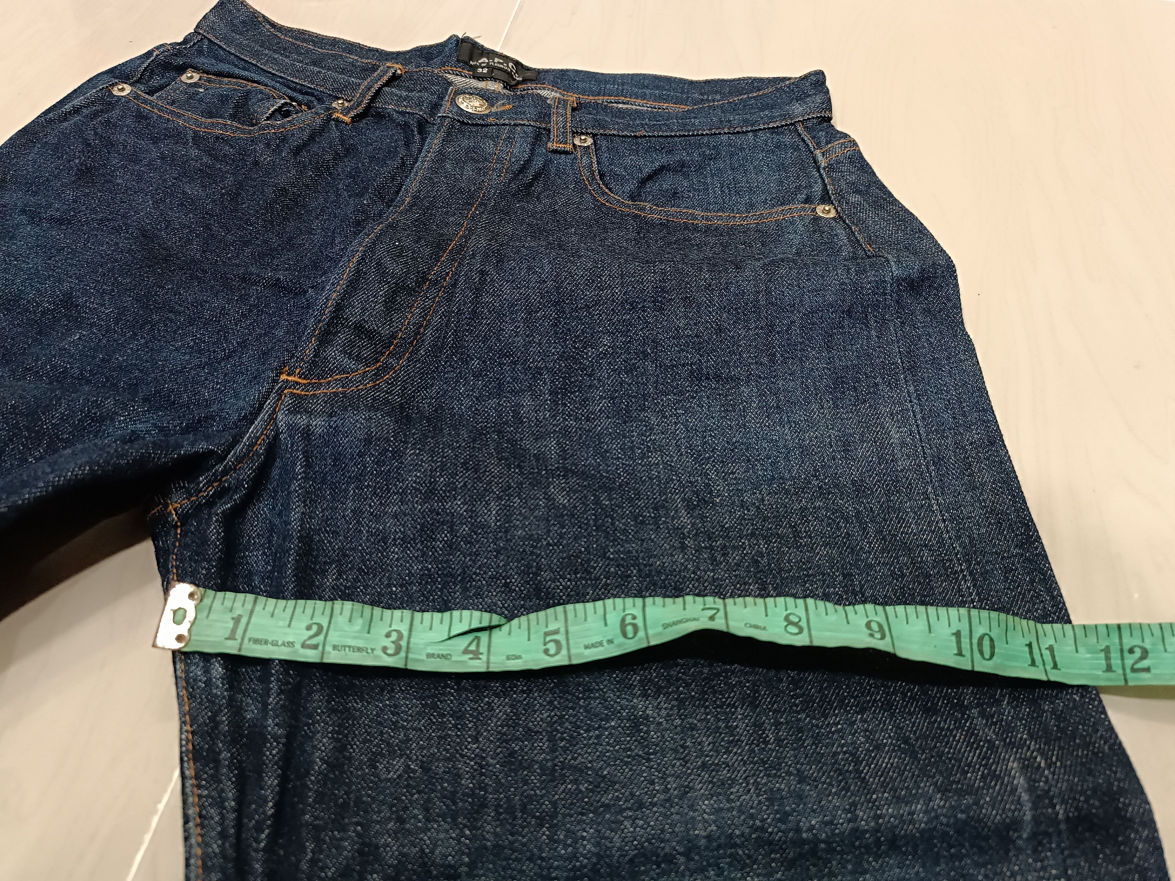 A.P.C. A.P.C. APC Mens Selvedge Dark Blue Jeans Indigo Size US 30 / EU 46 - 13 Thumbnail