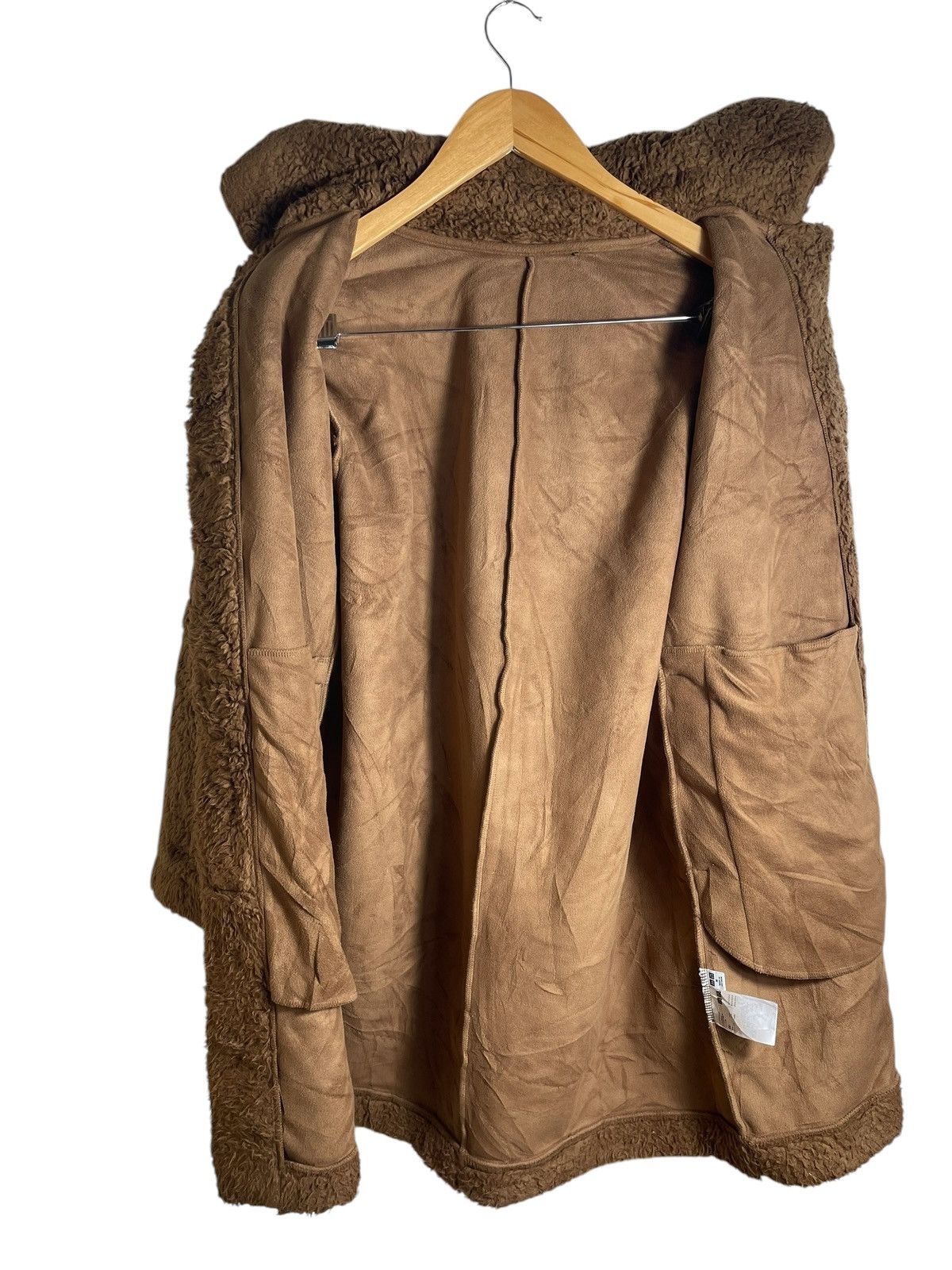 If Six Was Nine × Japanese Brand × Uniqlo Japanese Brand Uniqlo Fleece long coat Size US M / EU 48-50 / 2 - 3 Thumbnail