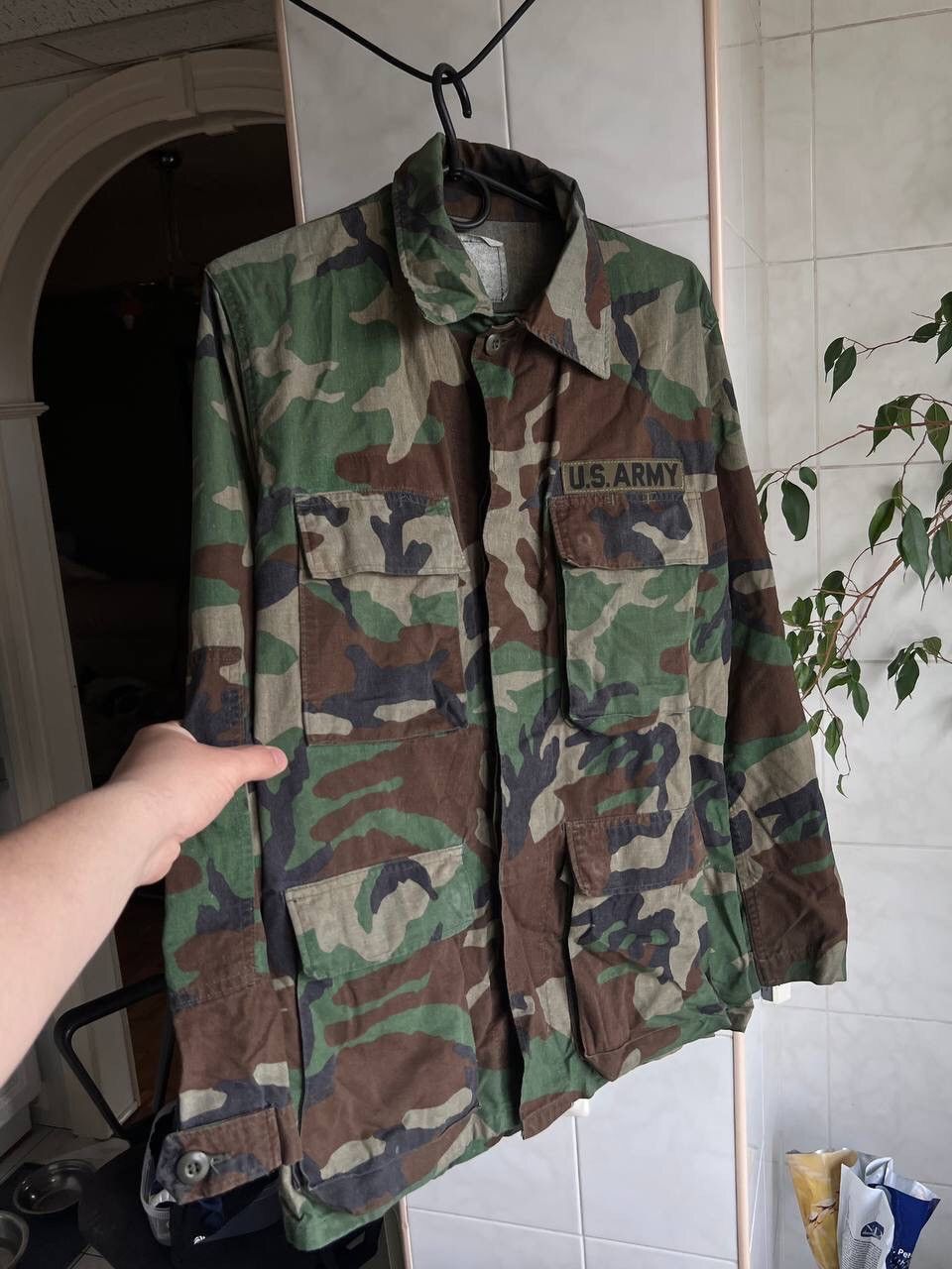 Vintage Vintage Camo US Army Jacket 90s Military Multi Pockets Cargo Size US S / EU 44-46 / 1 - 5 Thumbnail