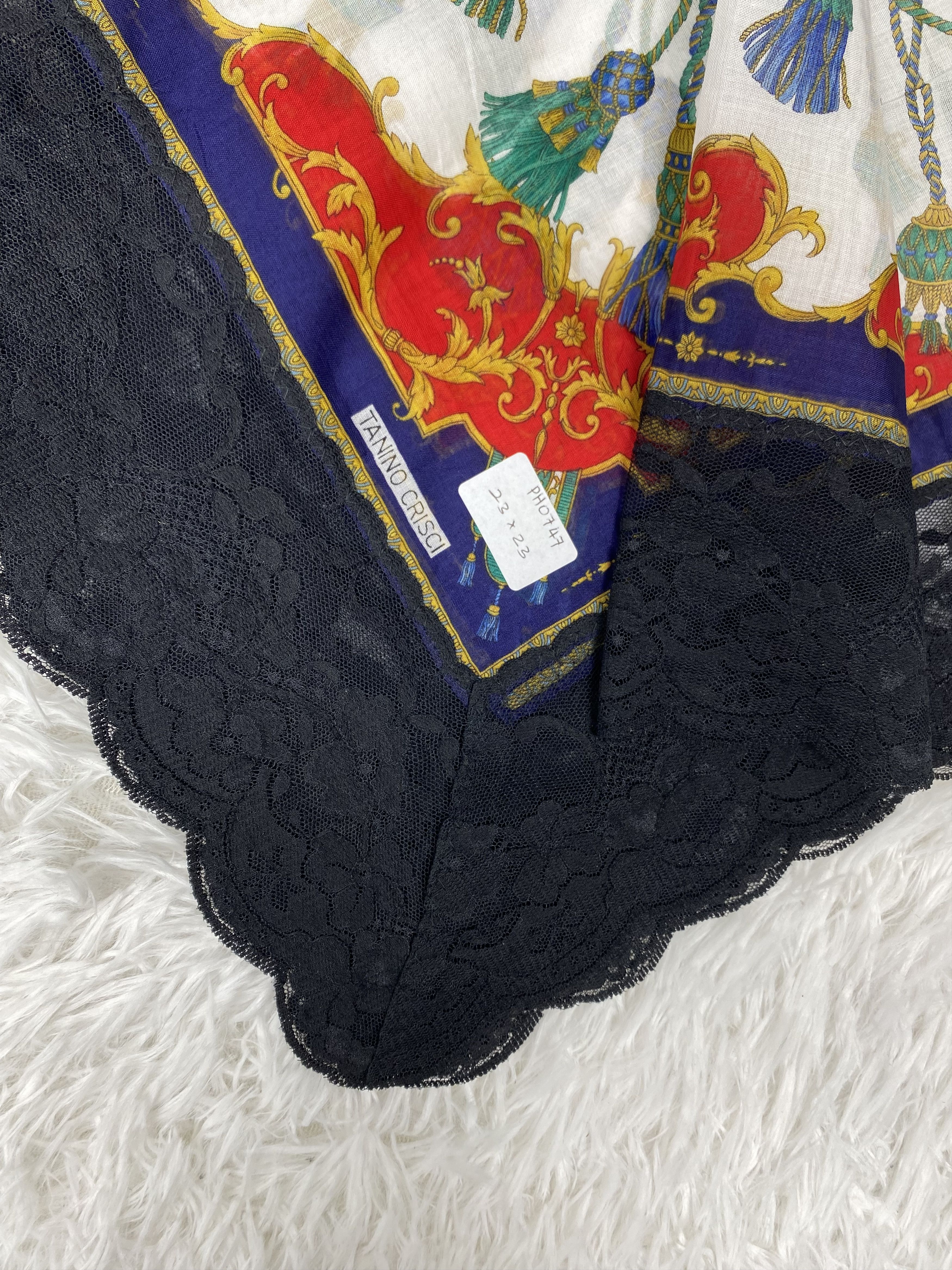 Tanino Crisci × Vintage Vintage Tanino Crisci Handkerchief Neckerchief PH0747 Size ONE SIZE - 2 Thumbnail